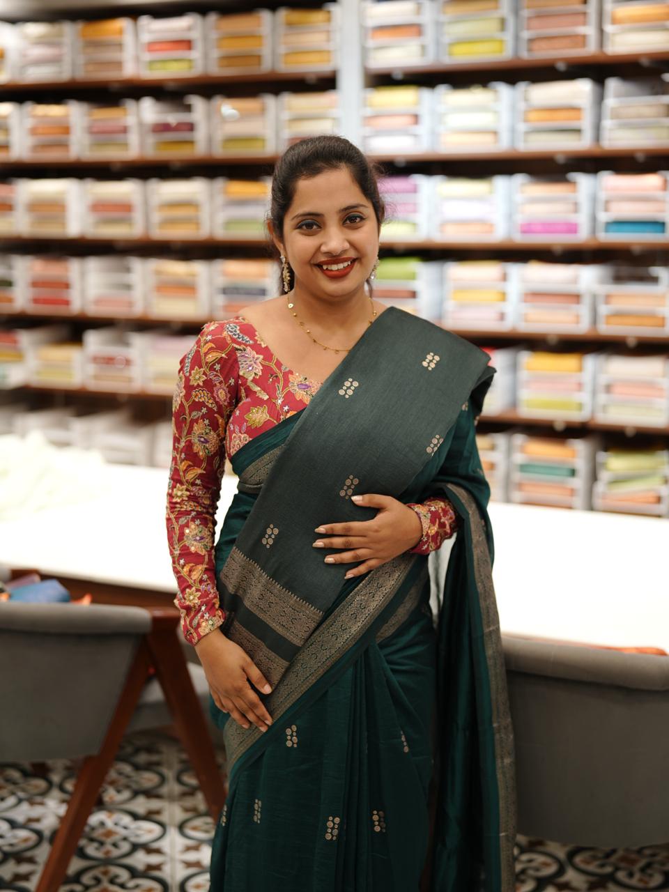 BADRI SILK SAREE M1346 - Image 2