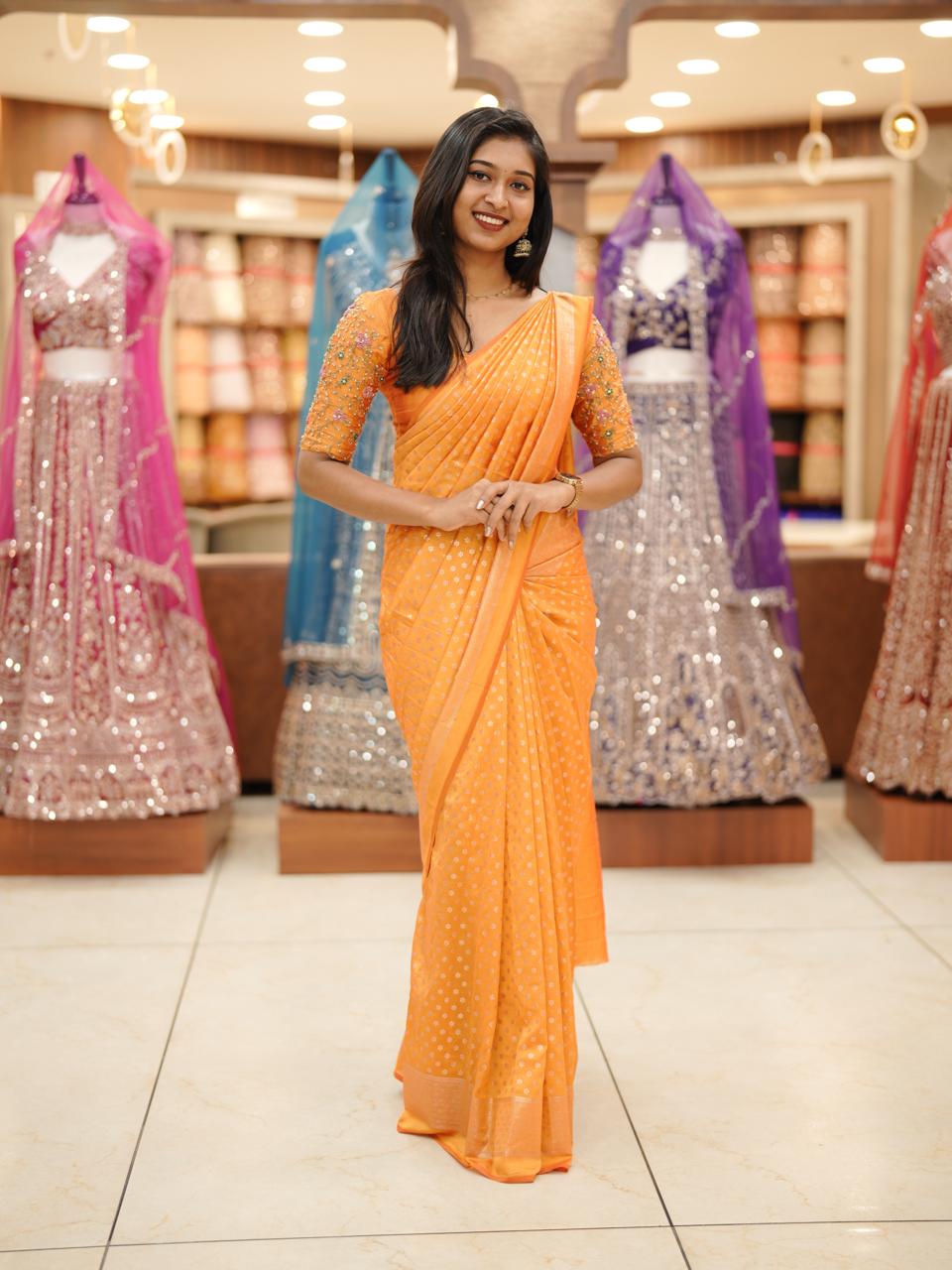 BADRI SILK SAREE M1349 - Image 6