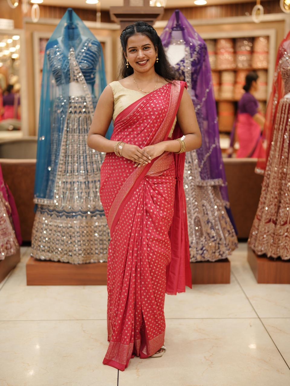 BADRI SILK SAREE M1349 - Image 10
