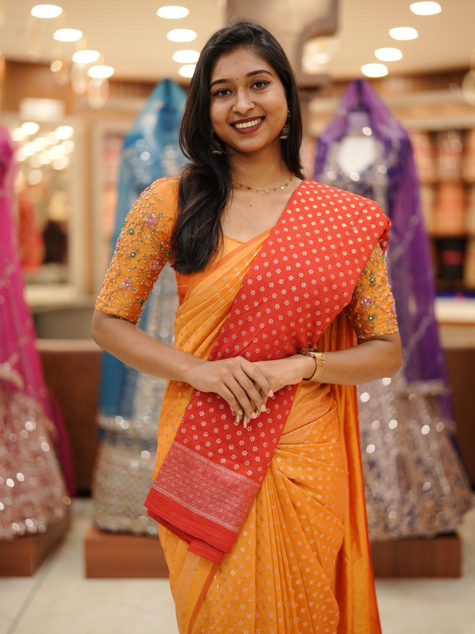 BADRI SILK SAREE M1349 - Image 3