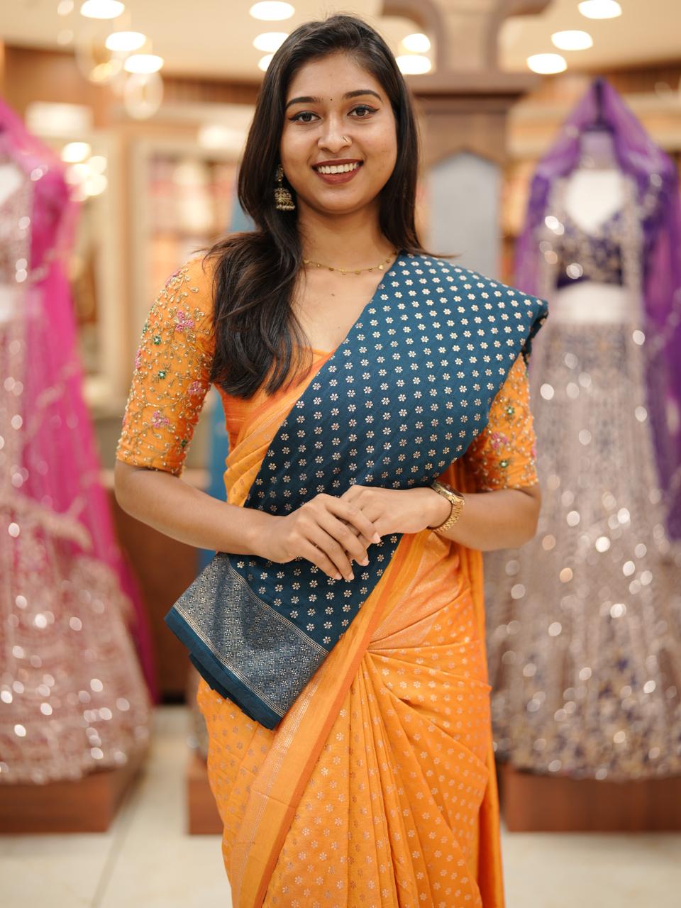 BADRI SILK SAREE M1349 - Image 8