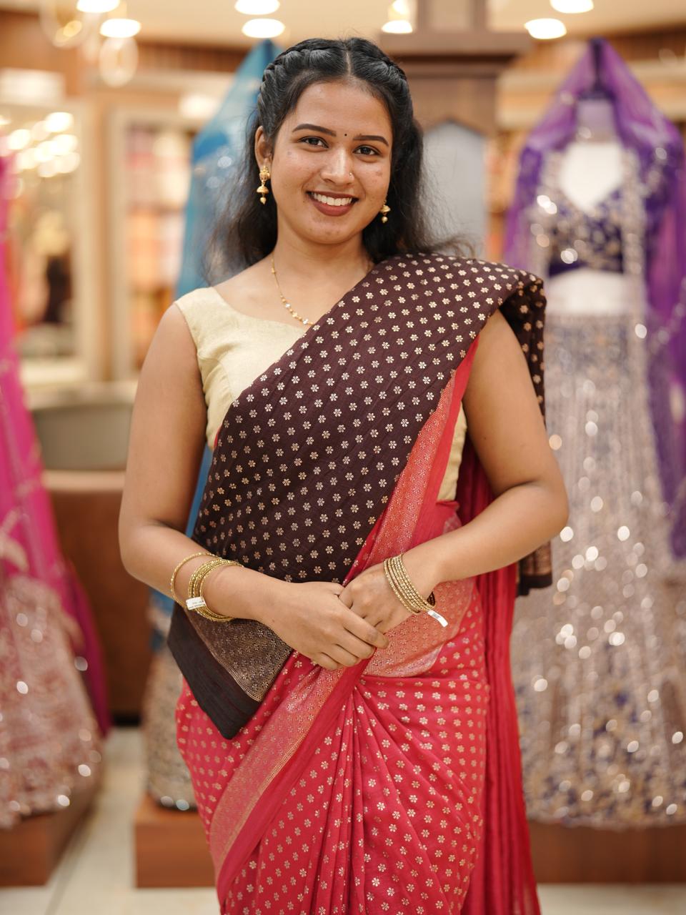 BADRI SILK SAREE M1349 - Image 4