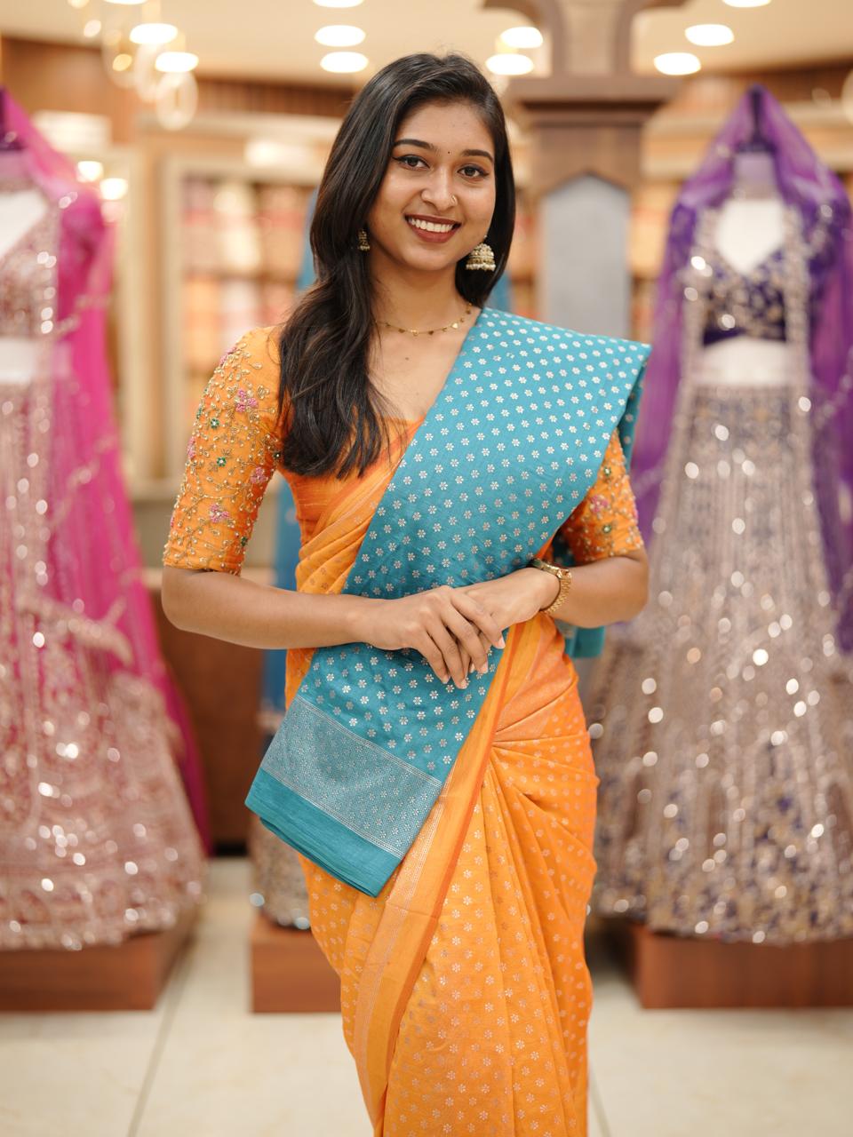 BADRI SILK SAREE M1349 - Image 7
