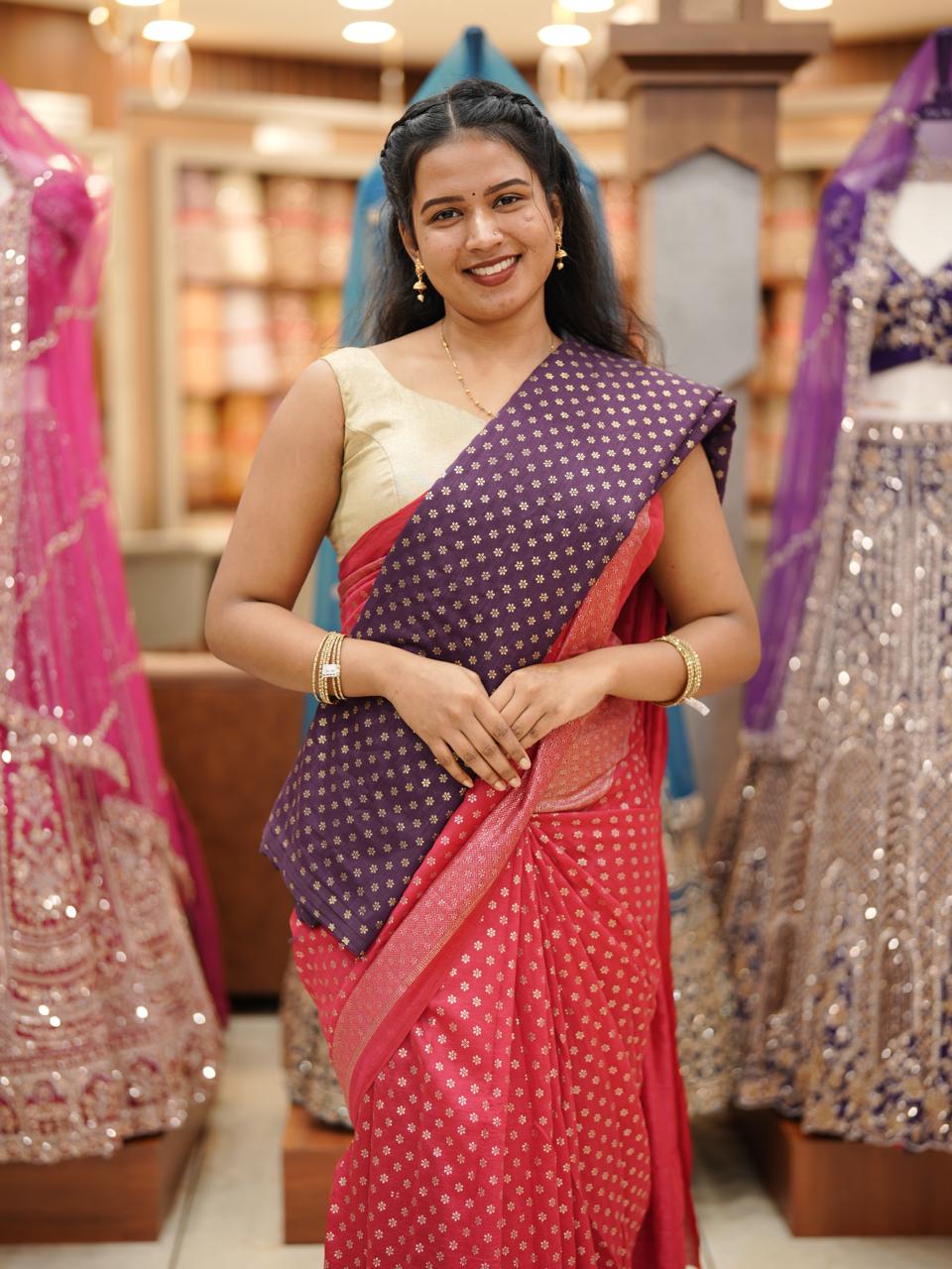 BADRI SILK SAREE M1349 - Image 9