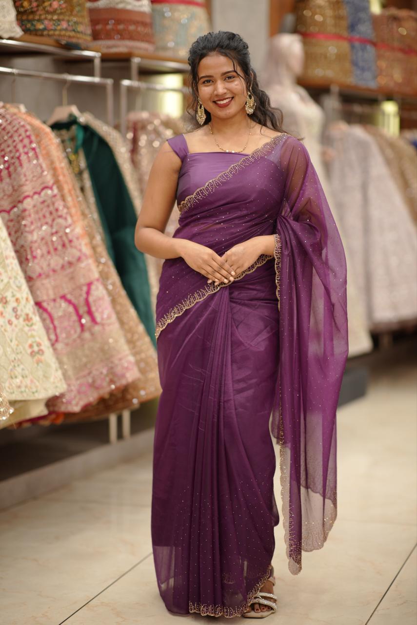 NET SAREE M1350