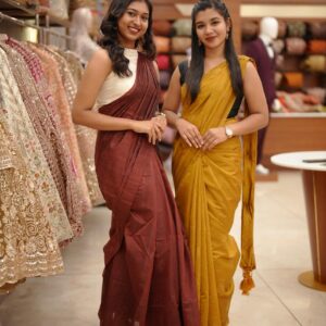RAW COTTON SAREE M1366