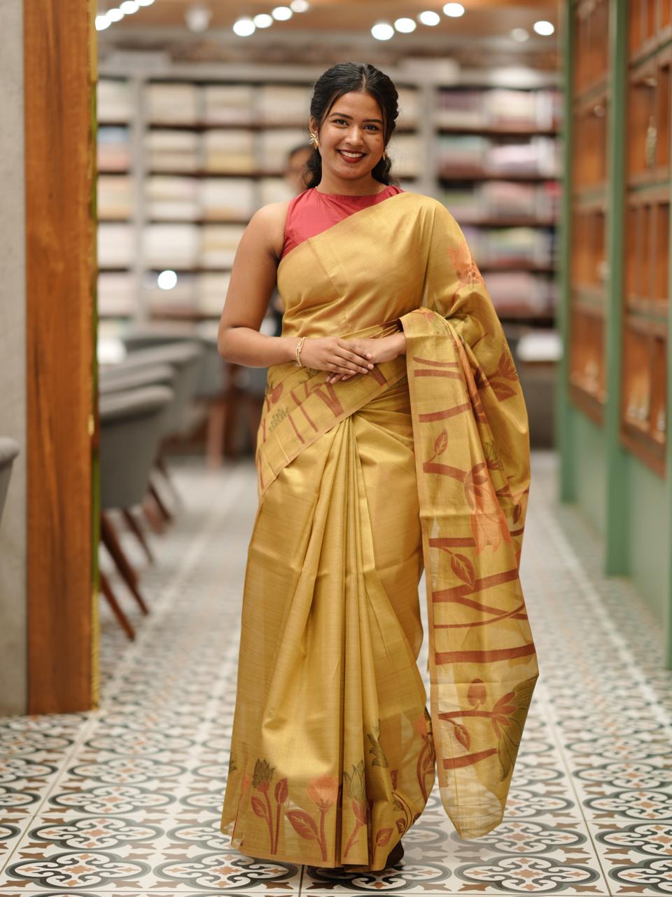 TISSUE SAREE M1372