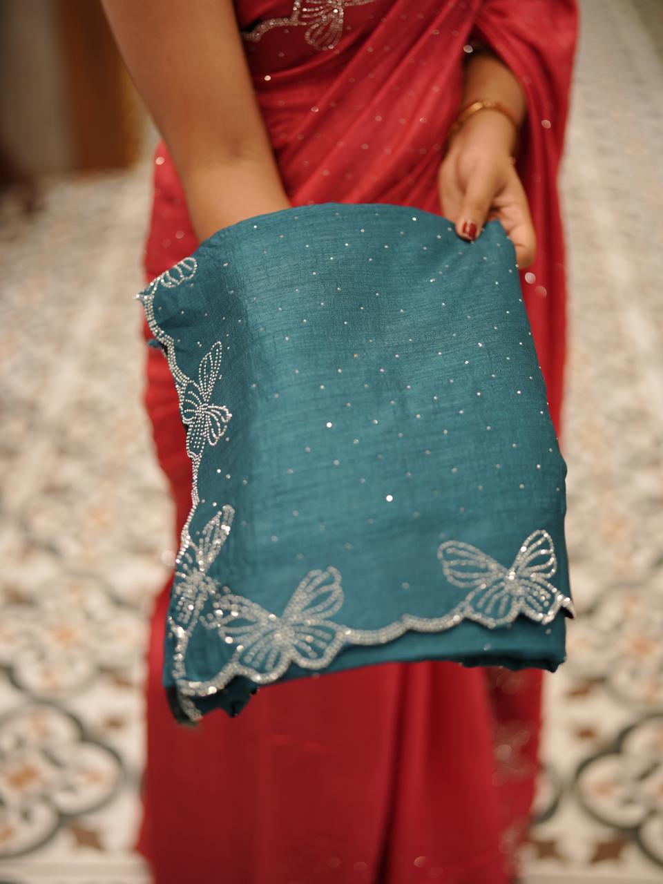 BUTTERFLY SAREE M1384 - Image 4