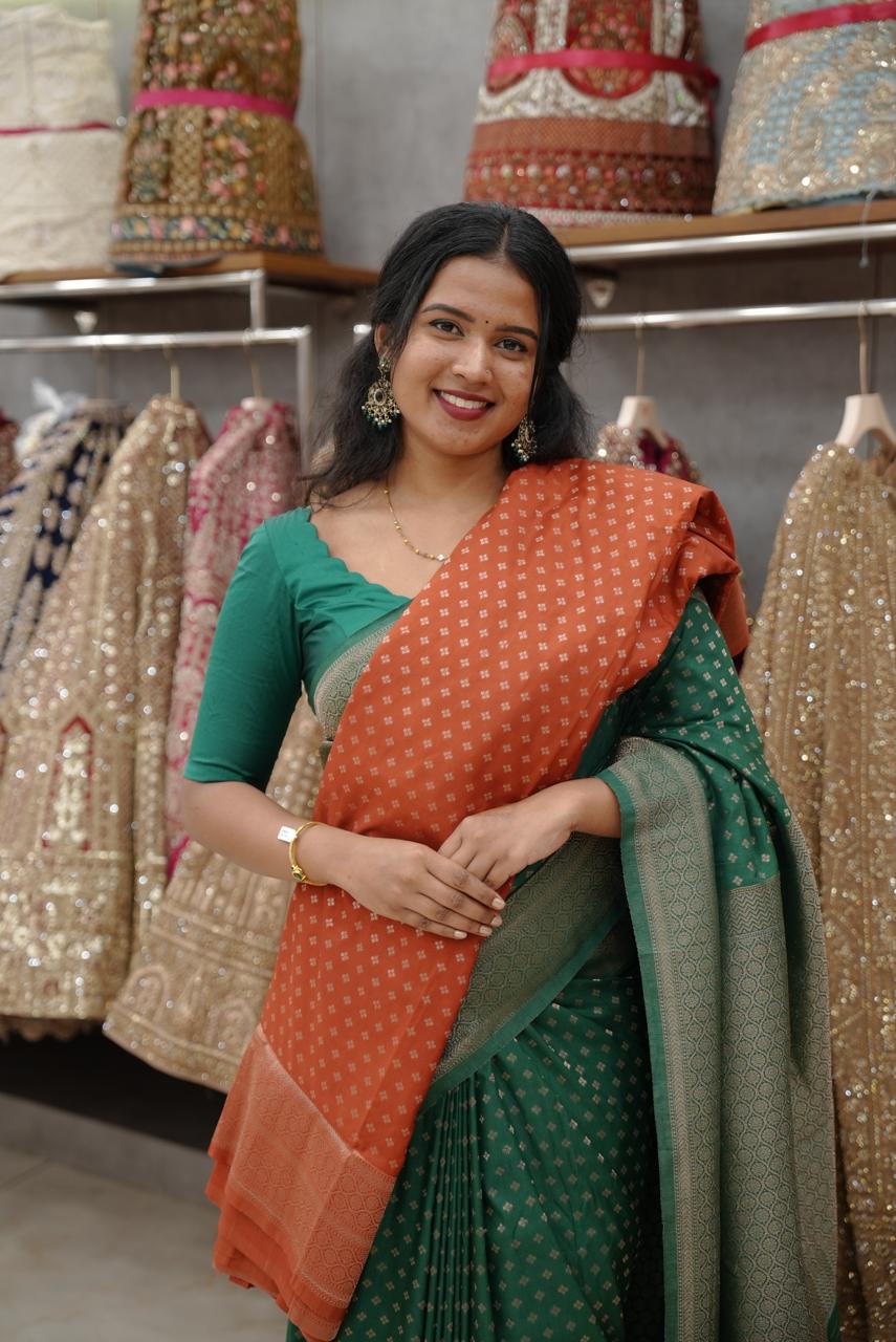 BANARASI SAREE M1399 - Image 4