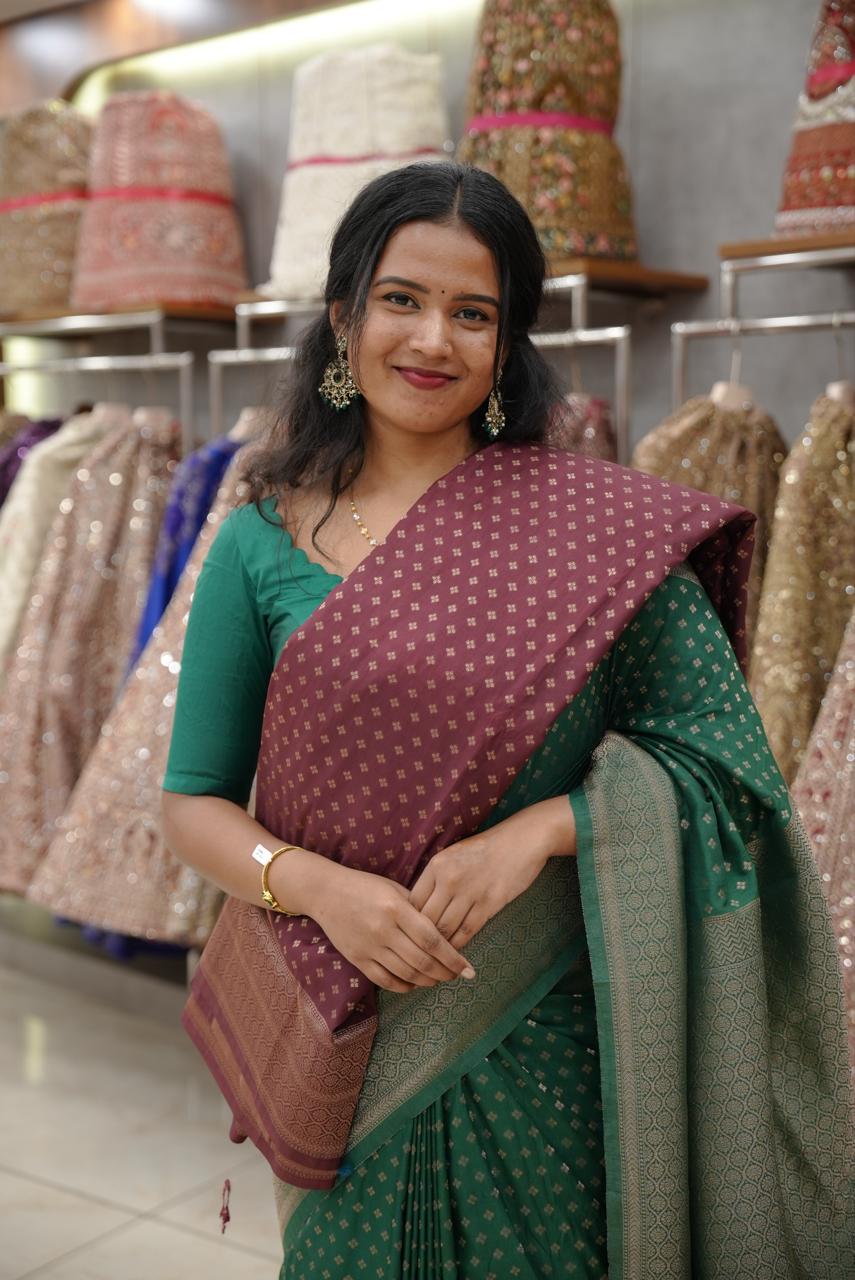 BANARASI SAREE M1399 - Image 2