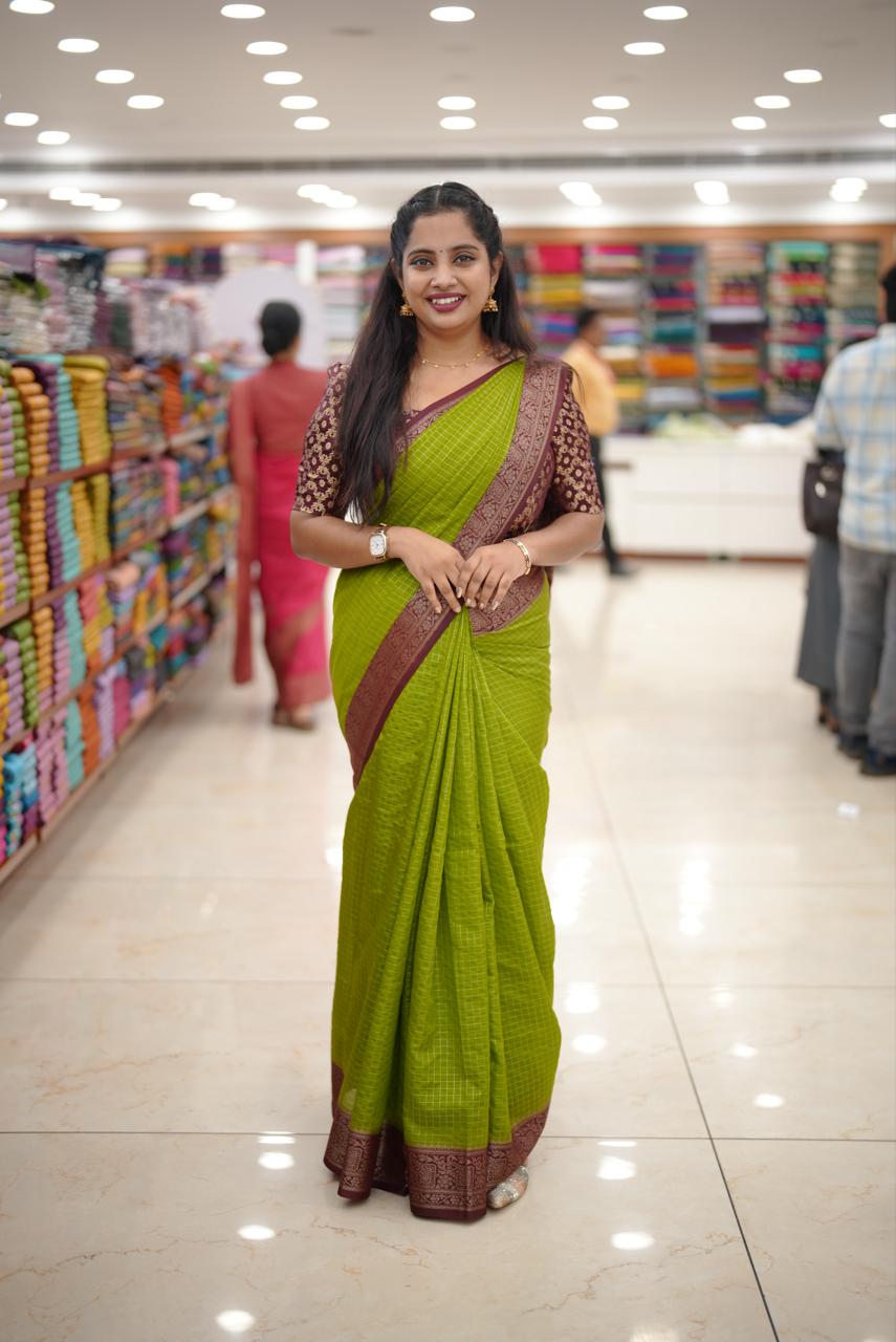 SEMI SILK SAREE M1395
