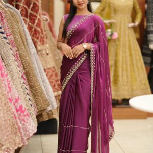 WINE SHADE SAREE