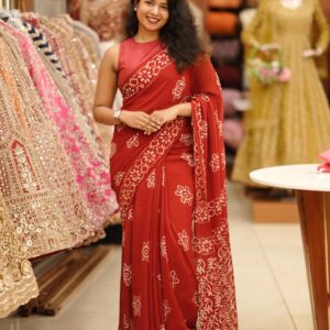 Georgette Saree M1424