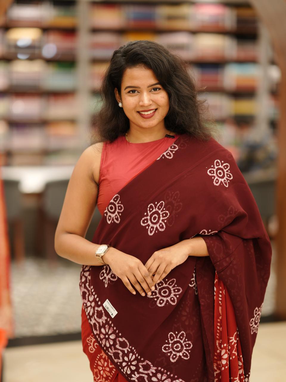 Georgette Saree M1424 - Image 7