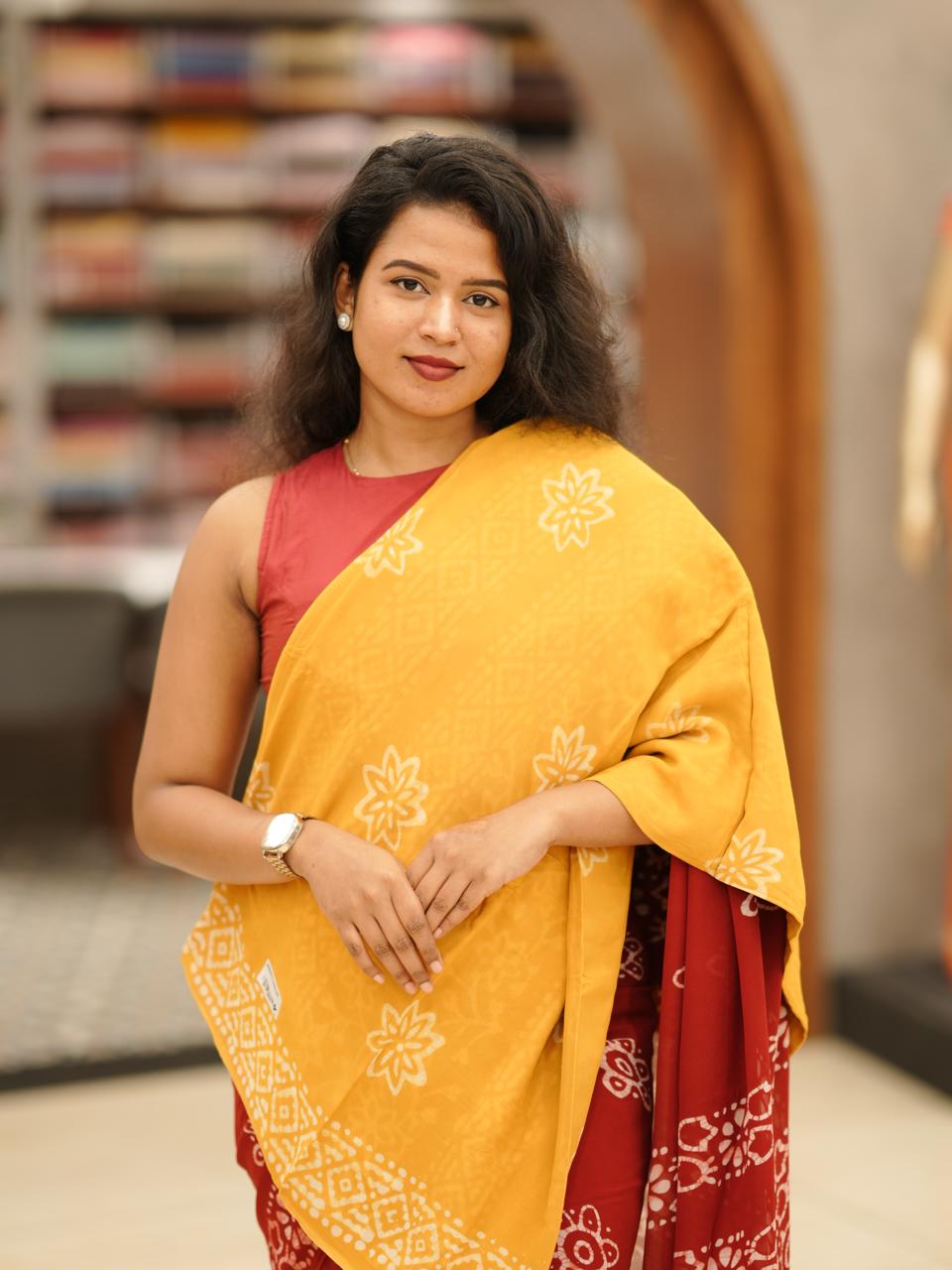Georgette Saree M1424 - Image 5