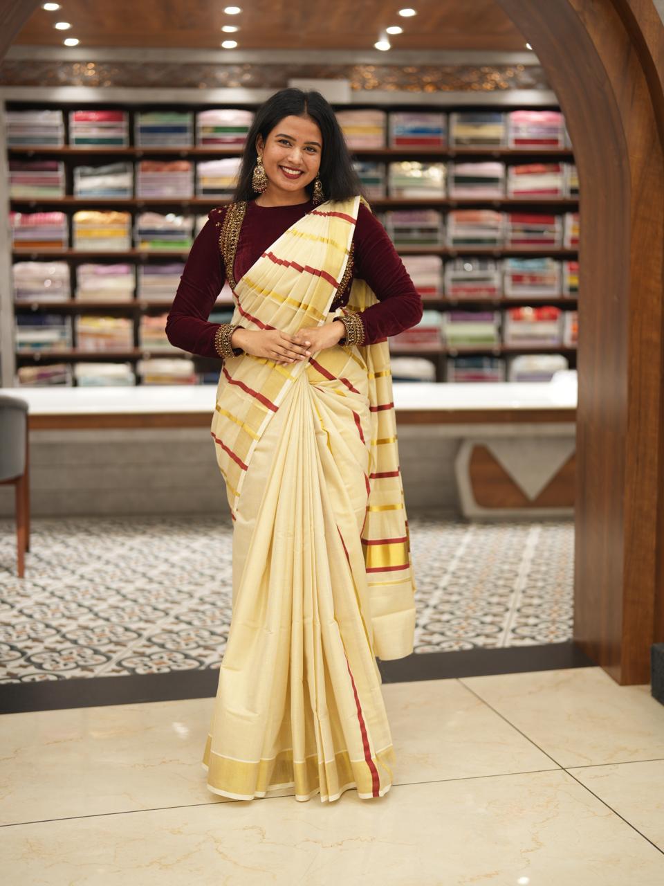 Tissue Set Saree M1461