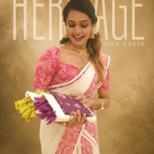 Floral Set Mundu M1468