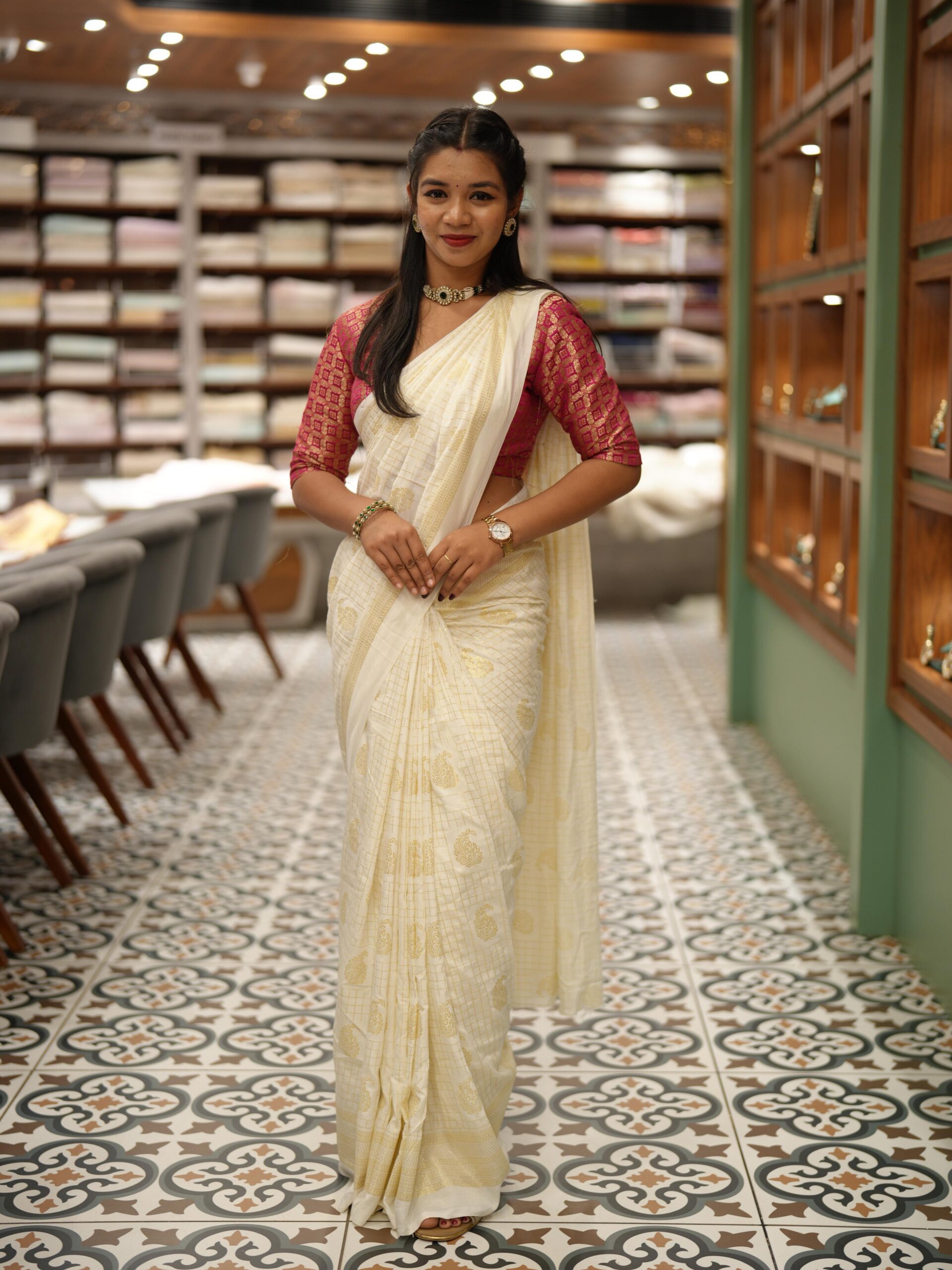 Badri Silks Saree M1450 - Image 4