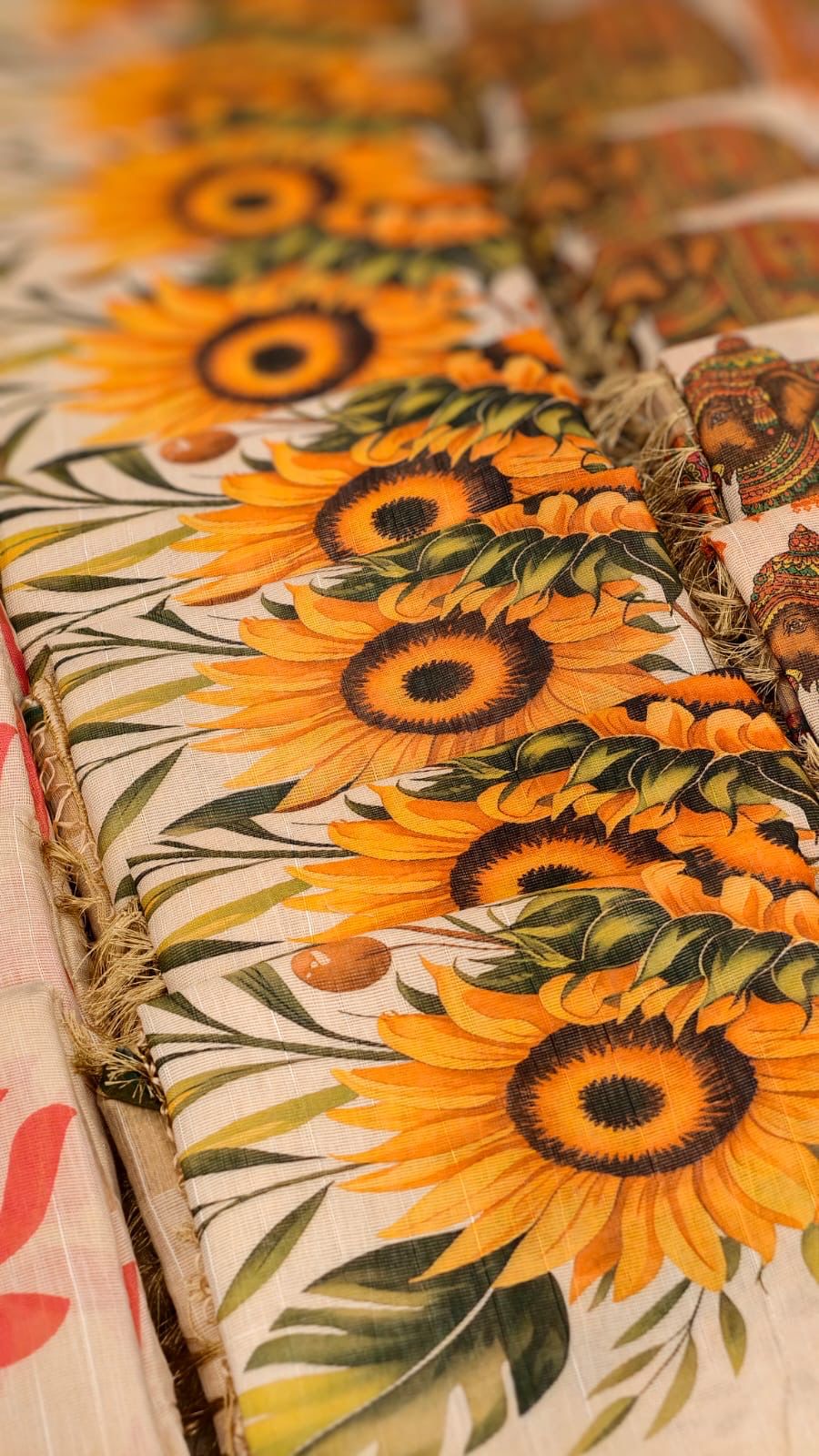 PREMIUM TISSUE PRINTED SAREES M1512 - Image 20