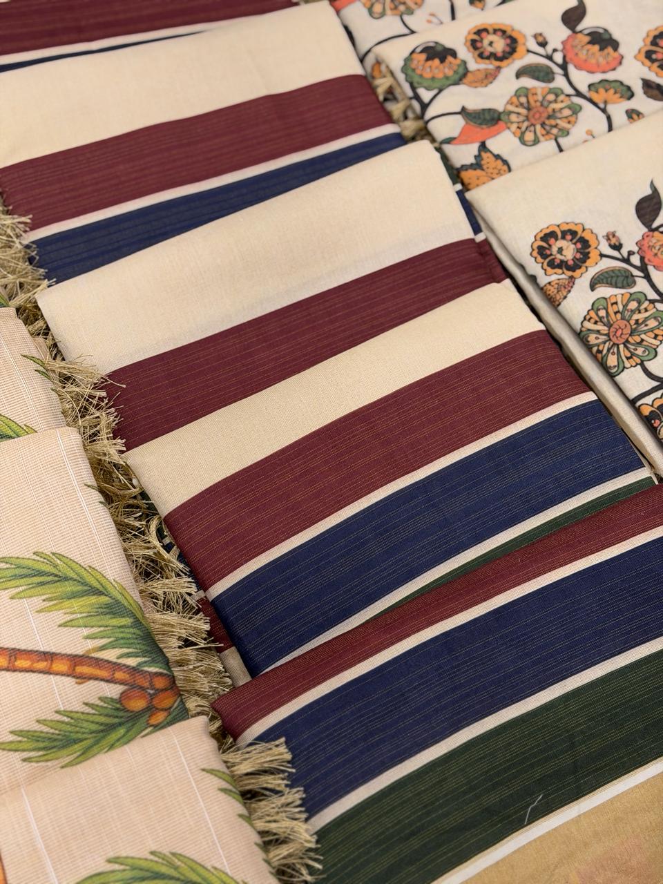 PREMIUM TISSUE PRINTED SAREES M1512 - Image 14