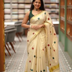 Bolka Dot Set Saree M1513