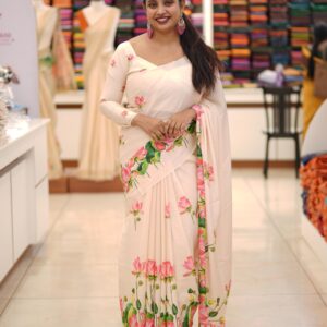 Onam Crepe Silk Saree M1530