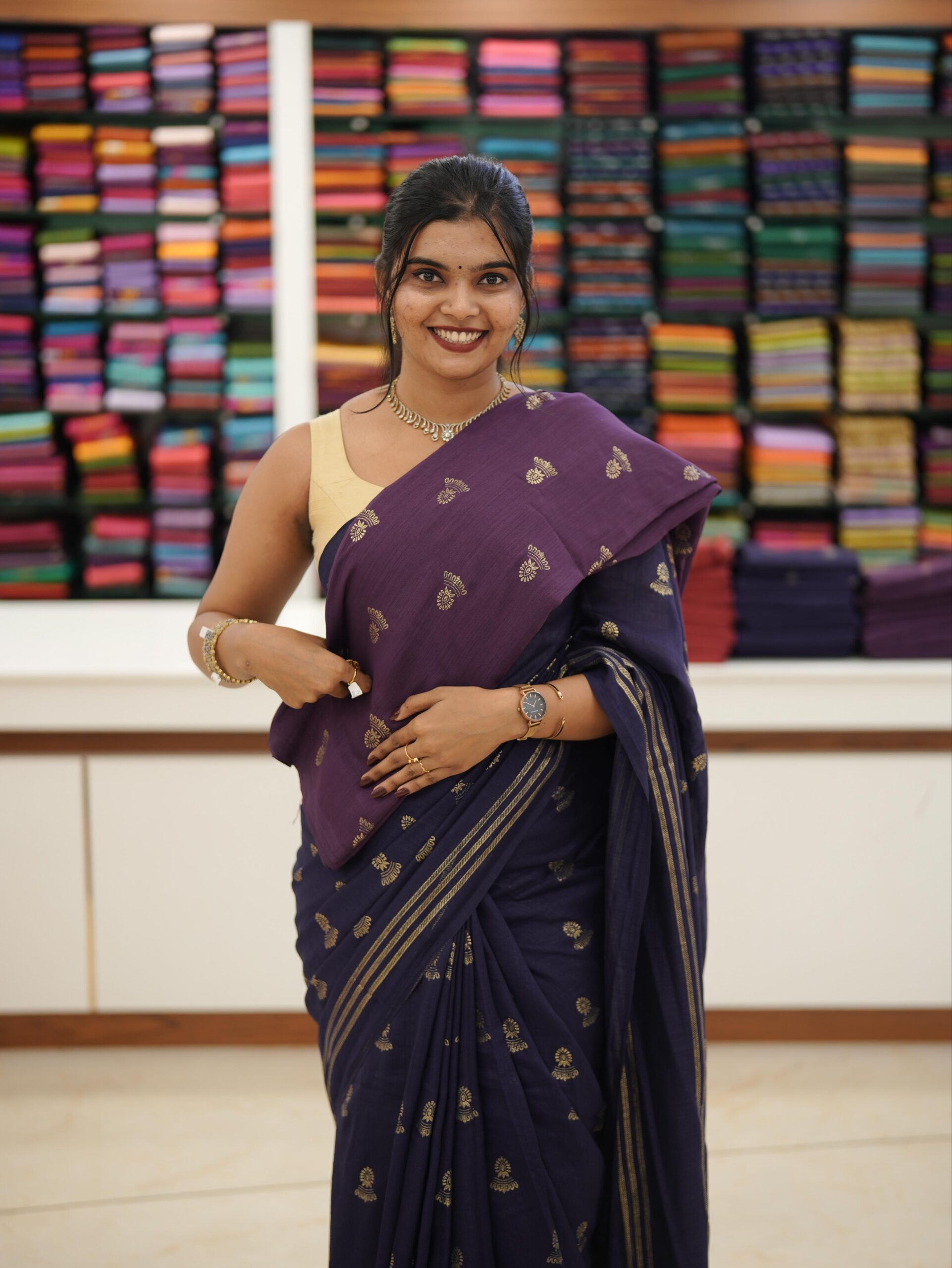 Badri Silk Saree M1538 - Image 6