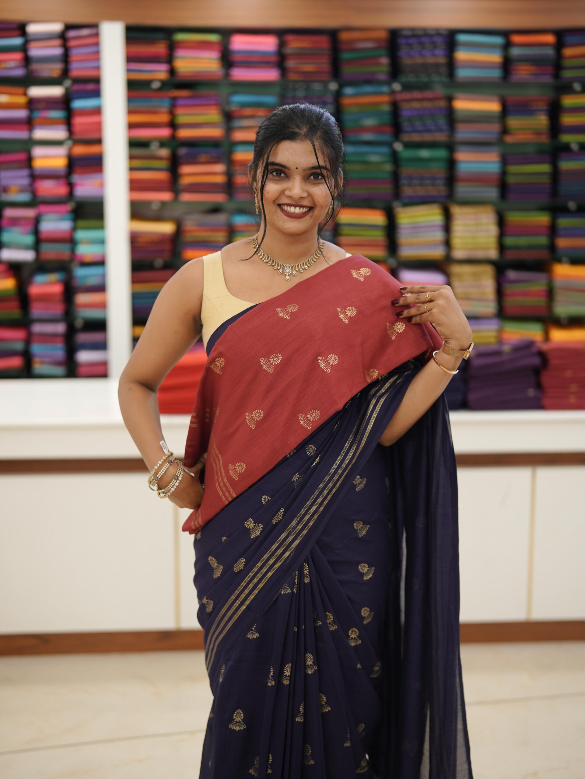 Badri Silk Saree M1538 - Image 5
