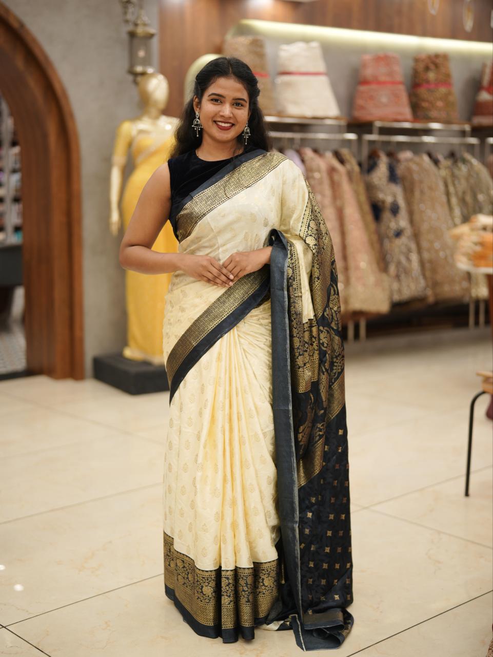 Soft Banarasi Saree M1547
