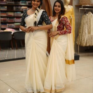 ONAM COTTON SAREE M1549