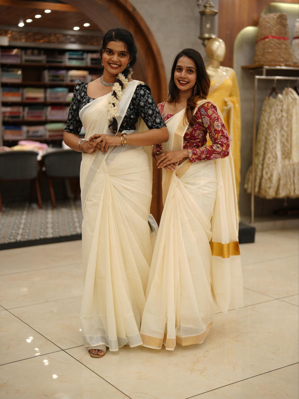 ONAM COTTON SAREE M1549