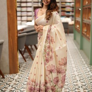 Soft Tissue Set Saree M1556