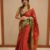 Traditional Dancing Motif Maroon