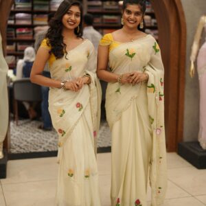 Onam Fancy Saree M1575