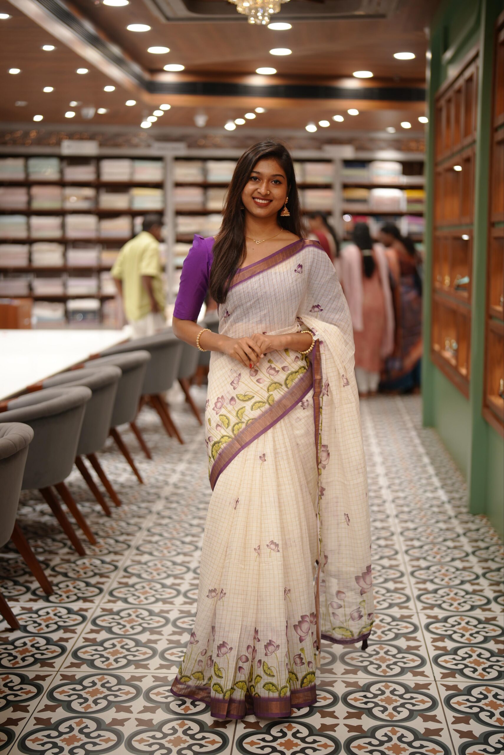 Semi Chanderi M1587 - Image 4