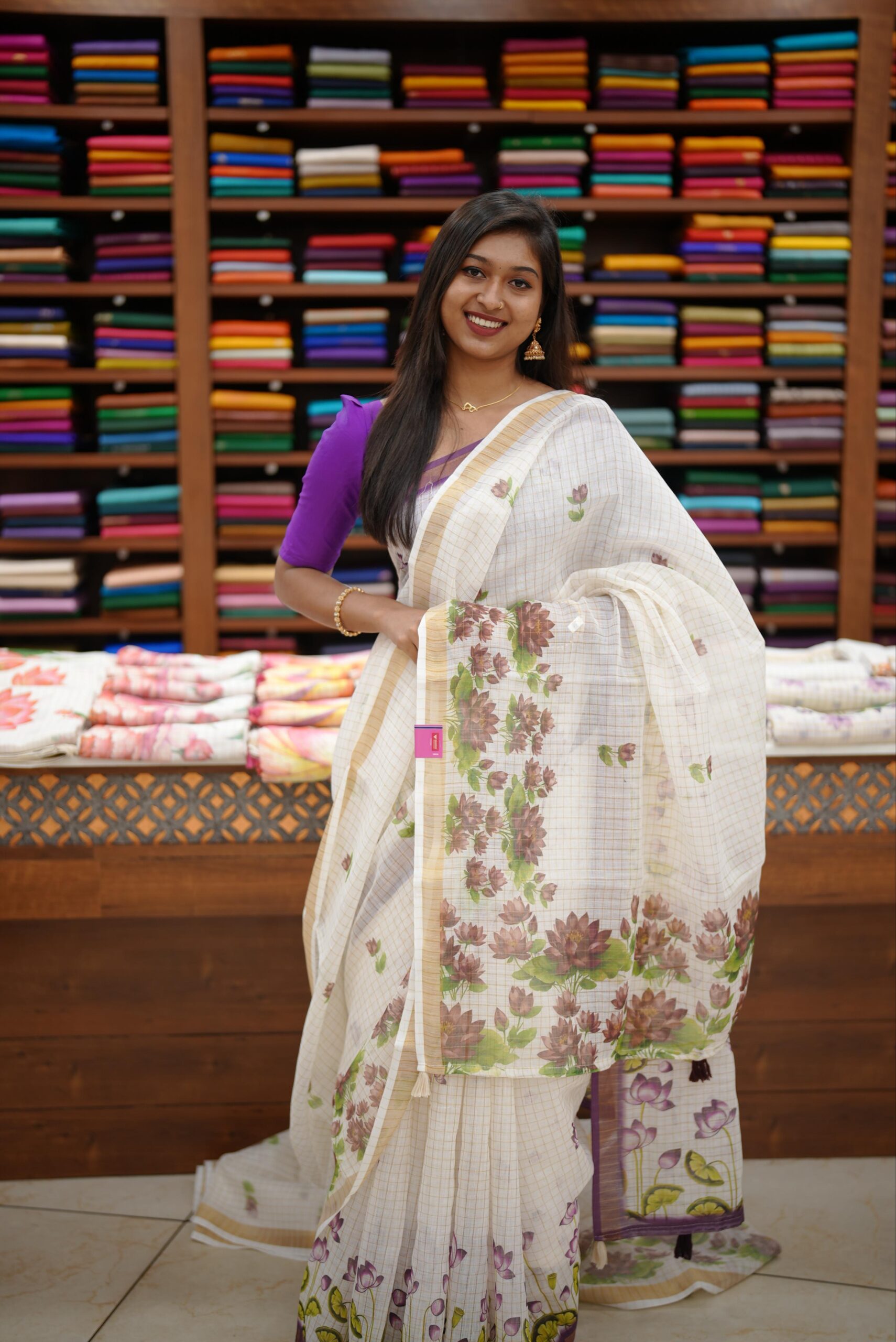 Semi Chanderi M1587 - Image 5