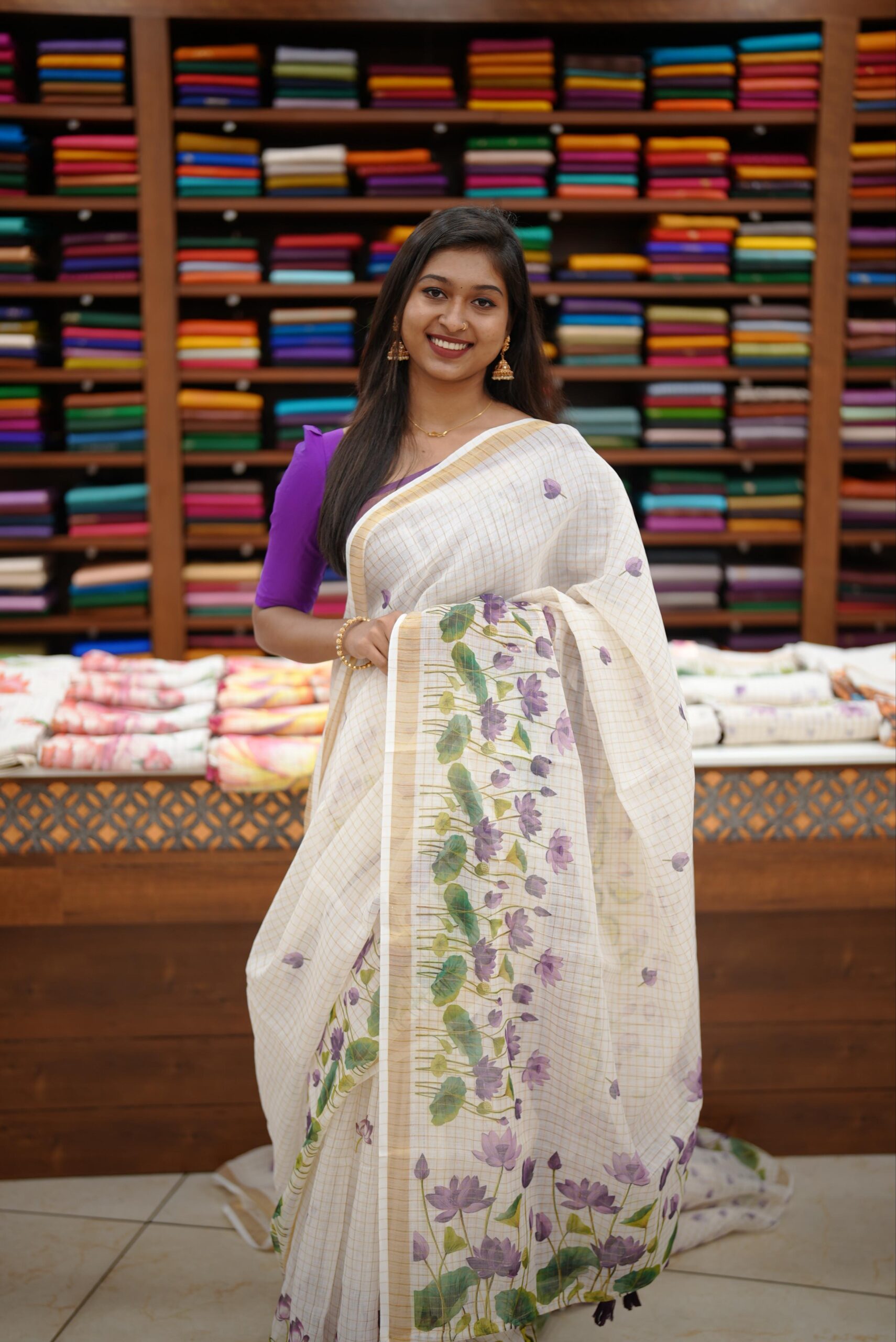 Semi Chanderi M1587 - Image 10