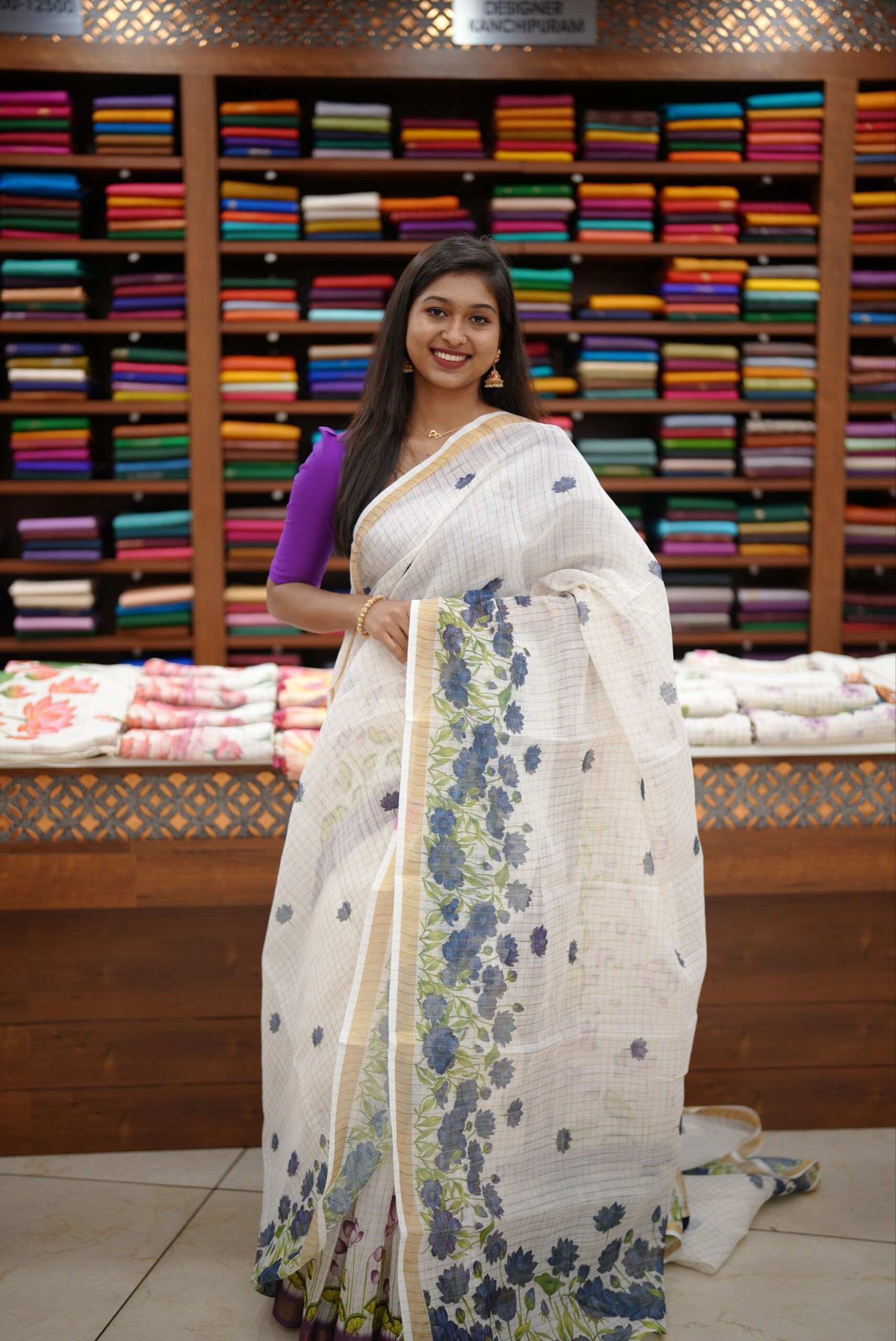 Semi Chanderi M1587 - Image 9