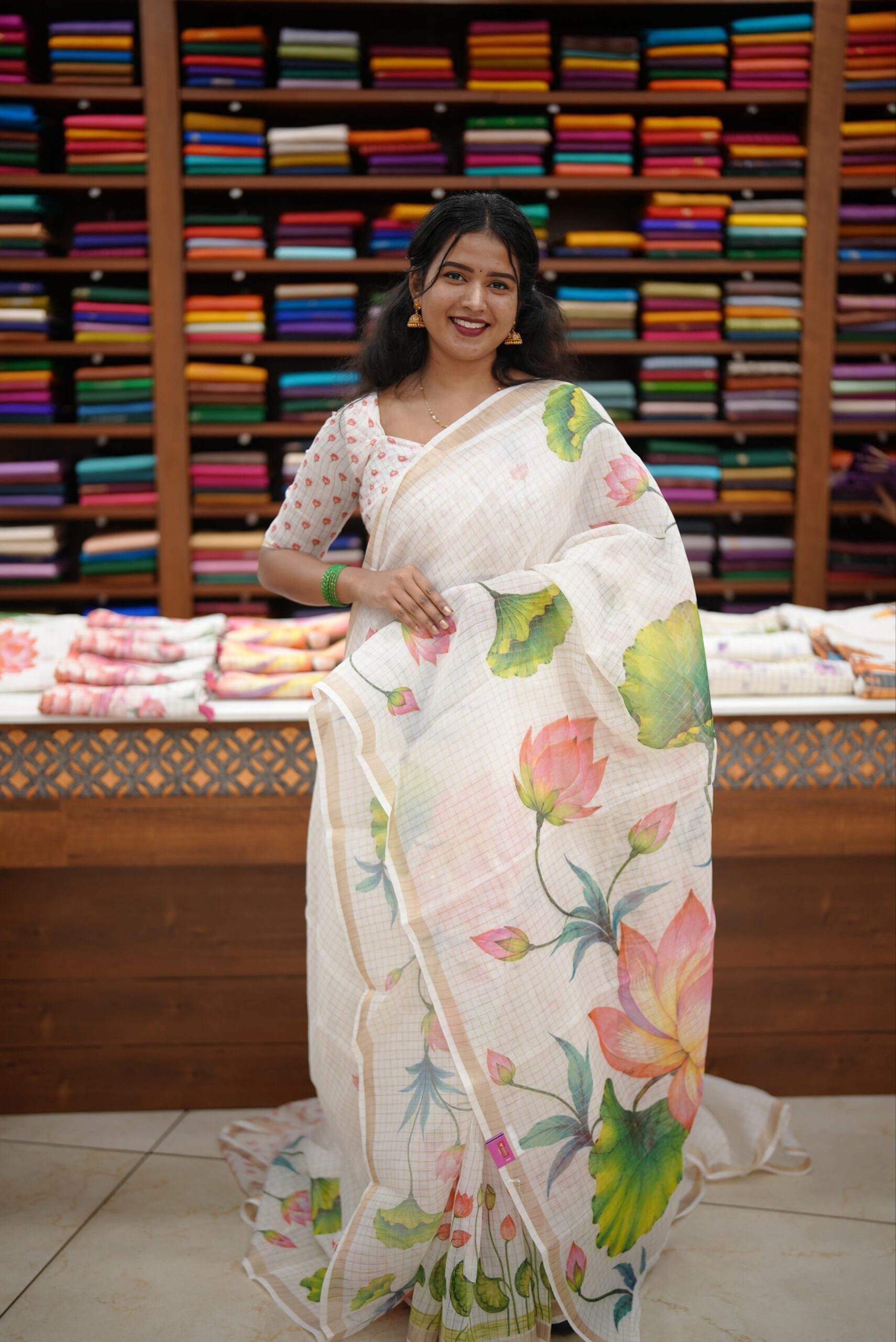 Semi Chanderi M1587 - Image 7