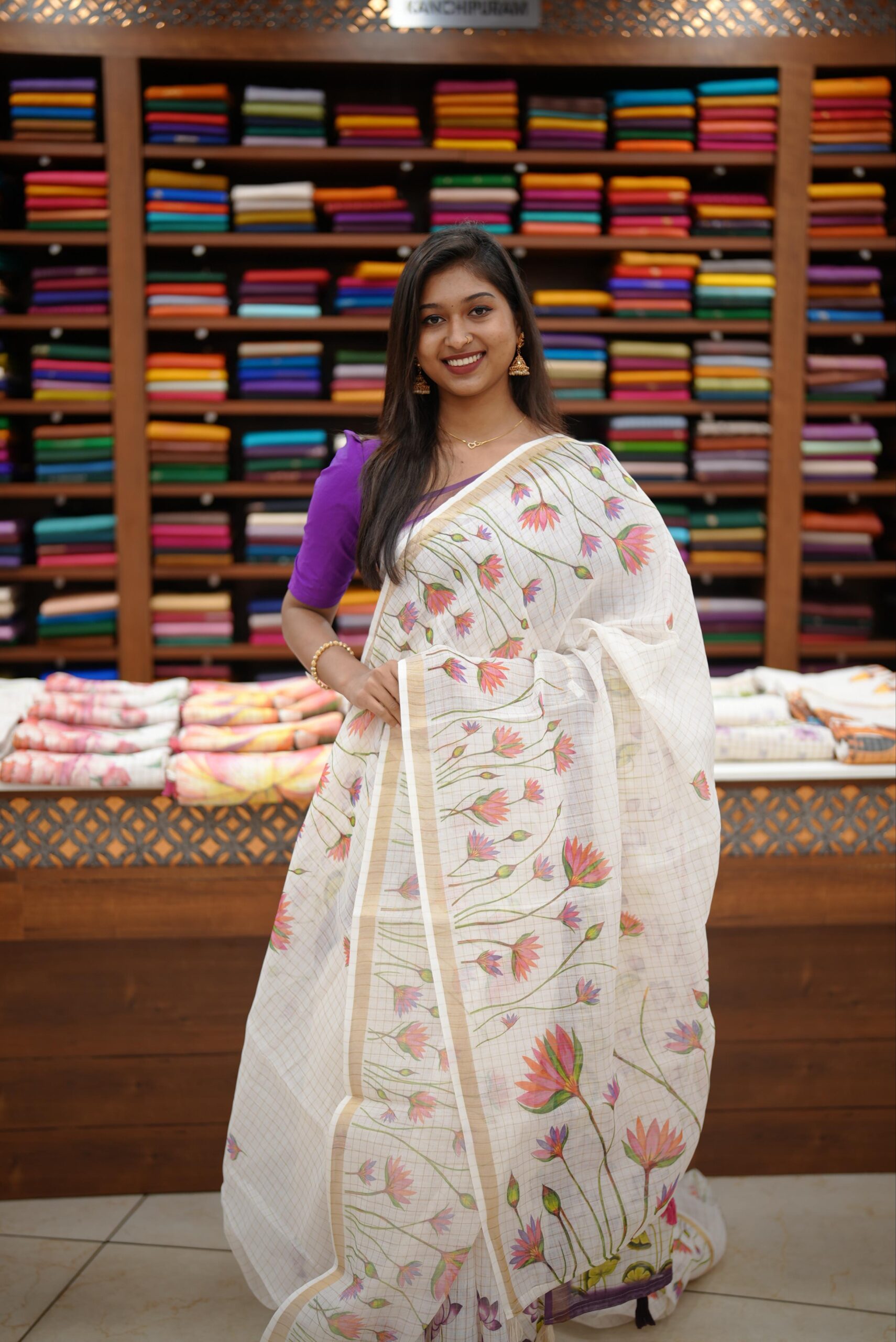 Semi Chanderi M1587 - Image 6