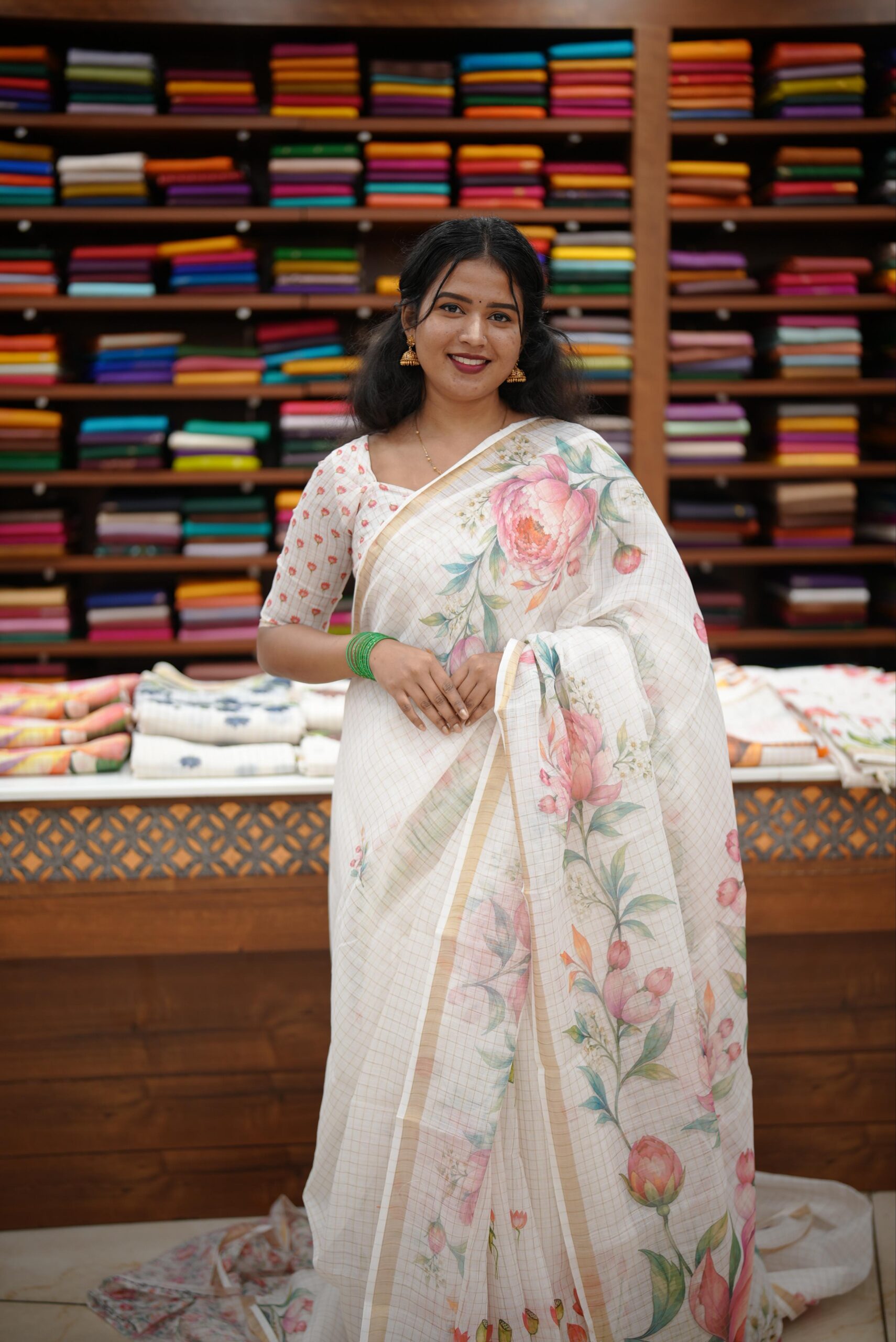 Semi Chanderi M1587 - Image 13