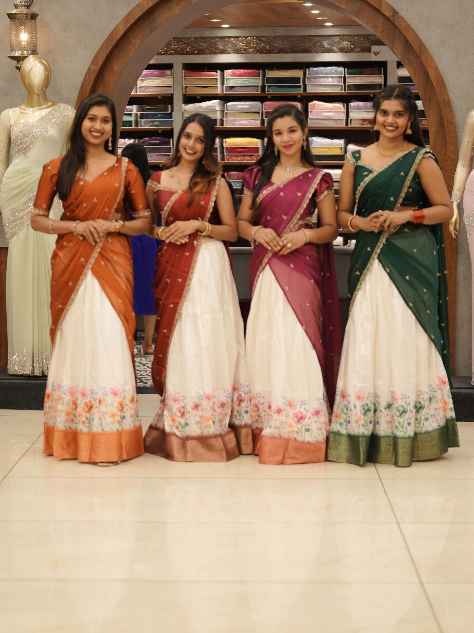 Floral Set Dhavani M1590