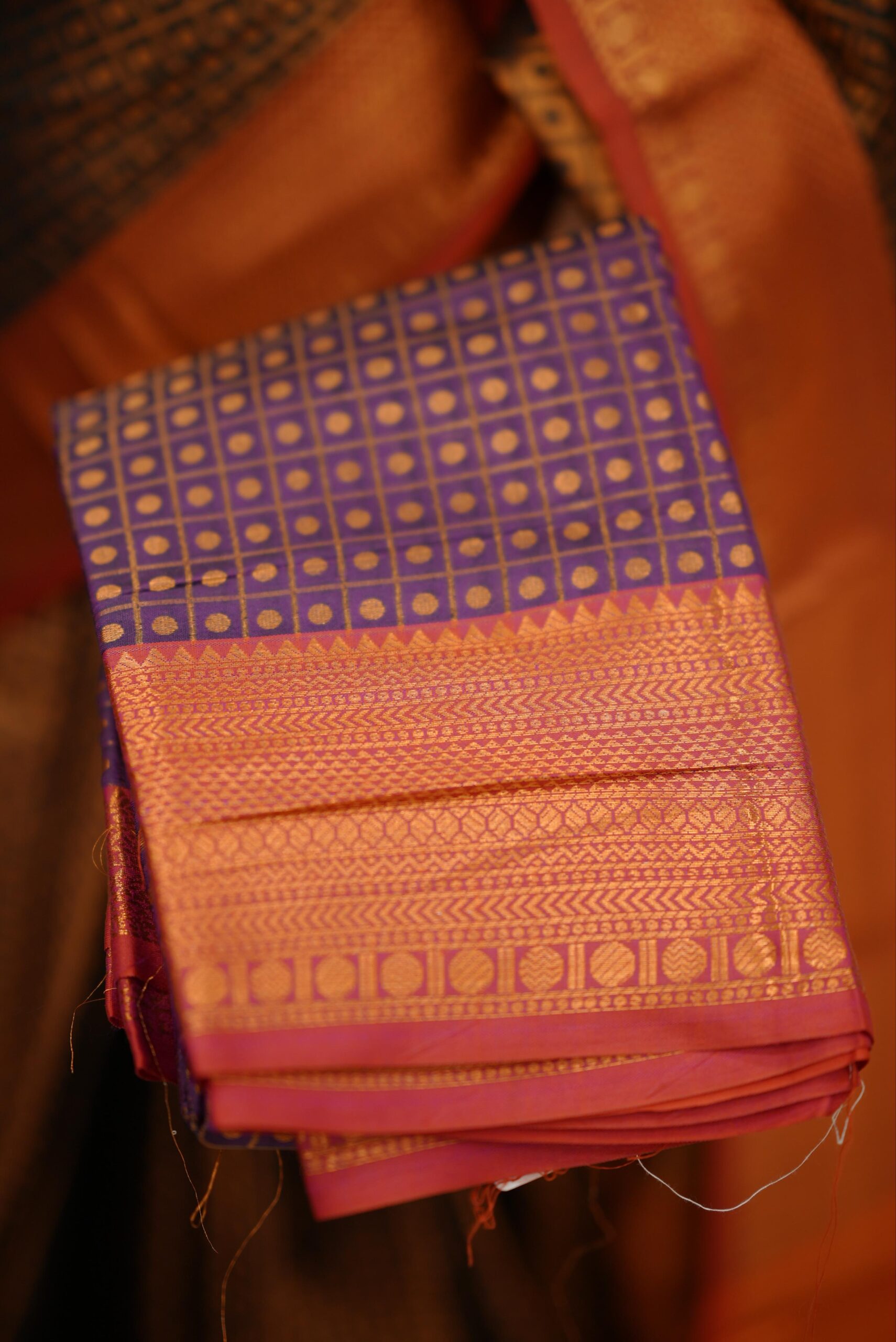 Semi Silk saree M1597 - Image 4