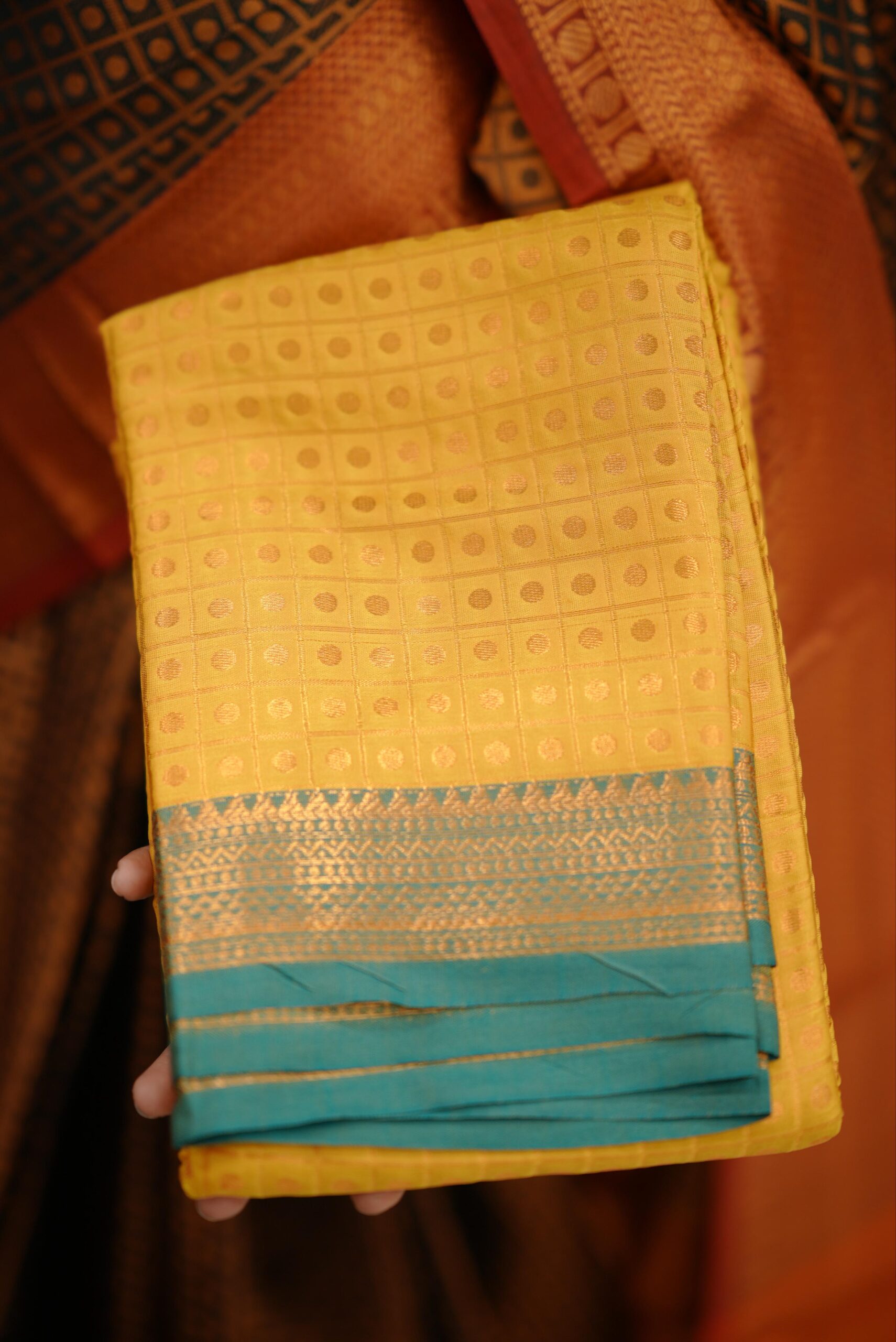 Semi Silk saree M1597 - Image 5