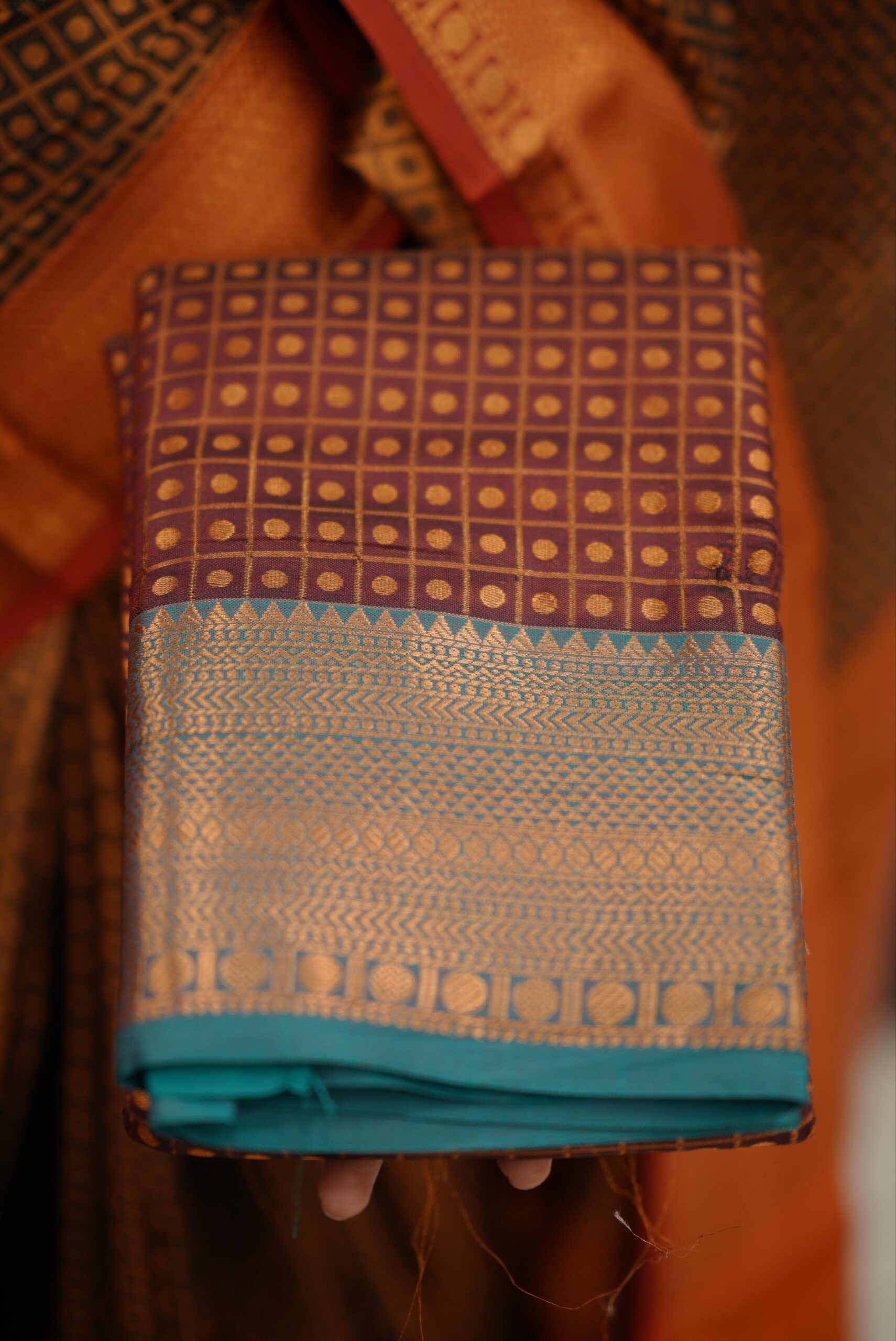 Semi Silk saree M1597 - Image 6