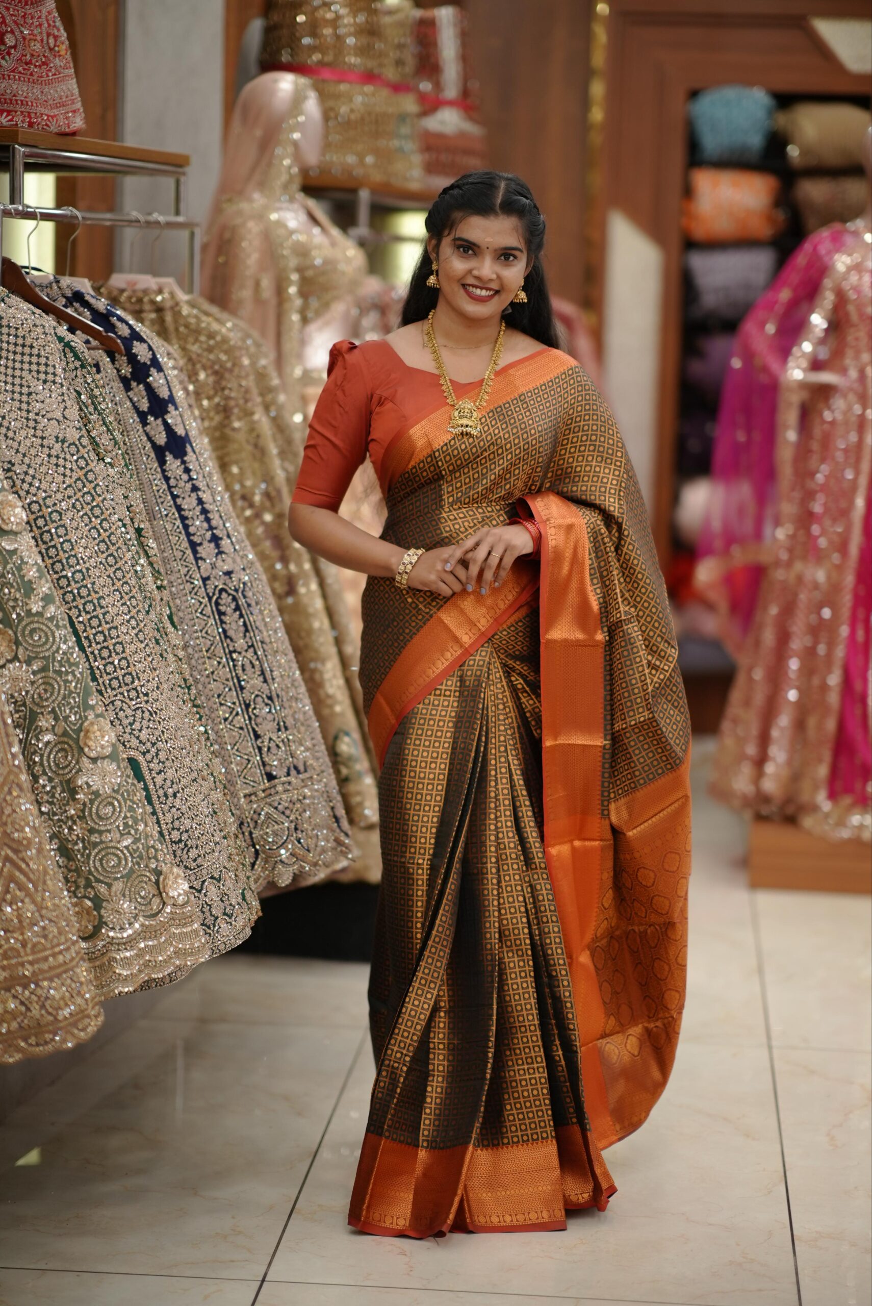 Semi Silk saree M1597