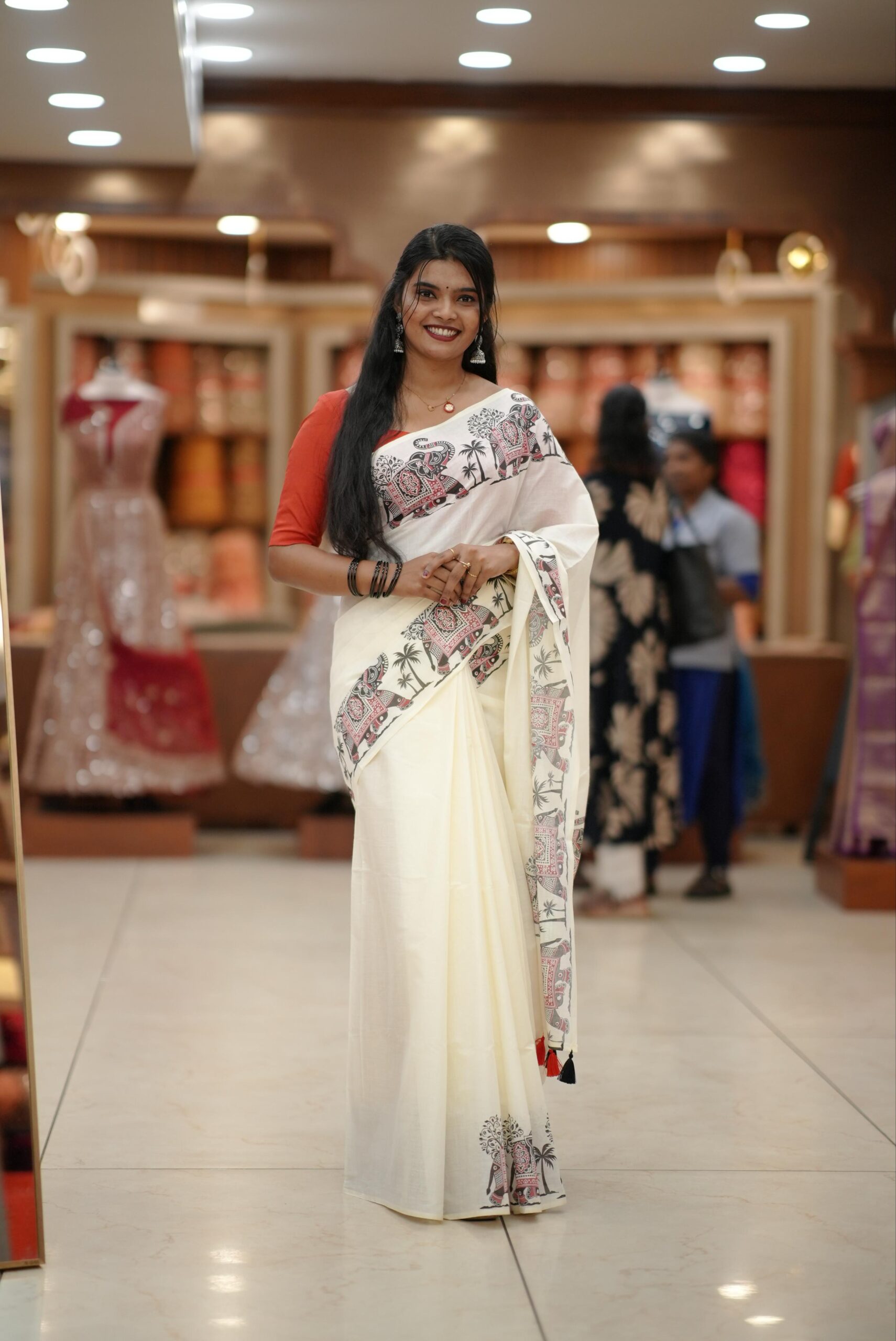 Mulcotton Saree M1609