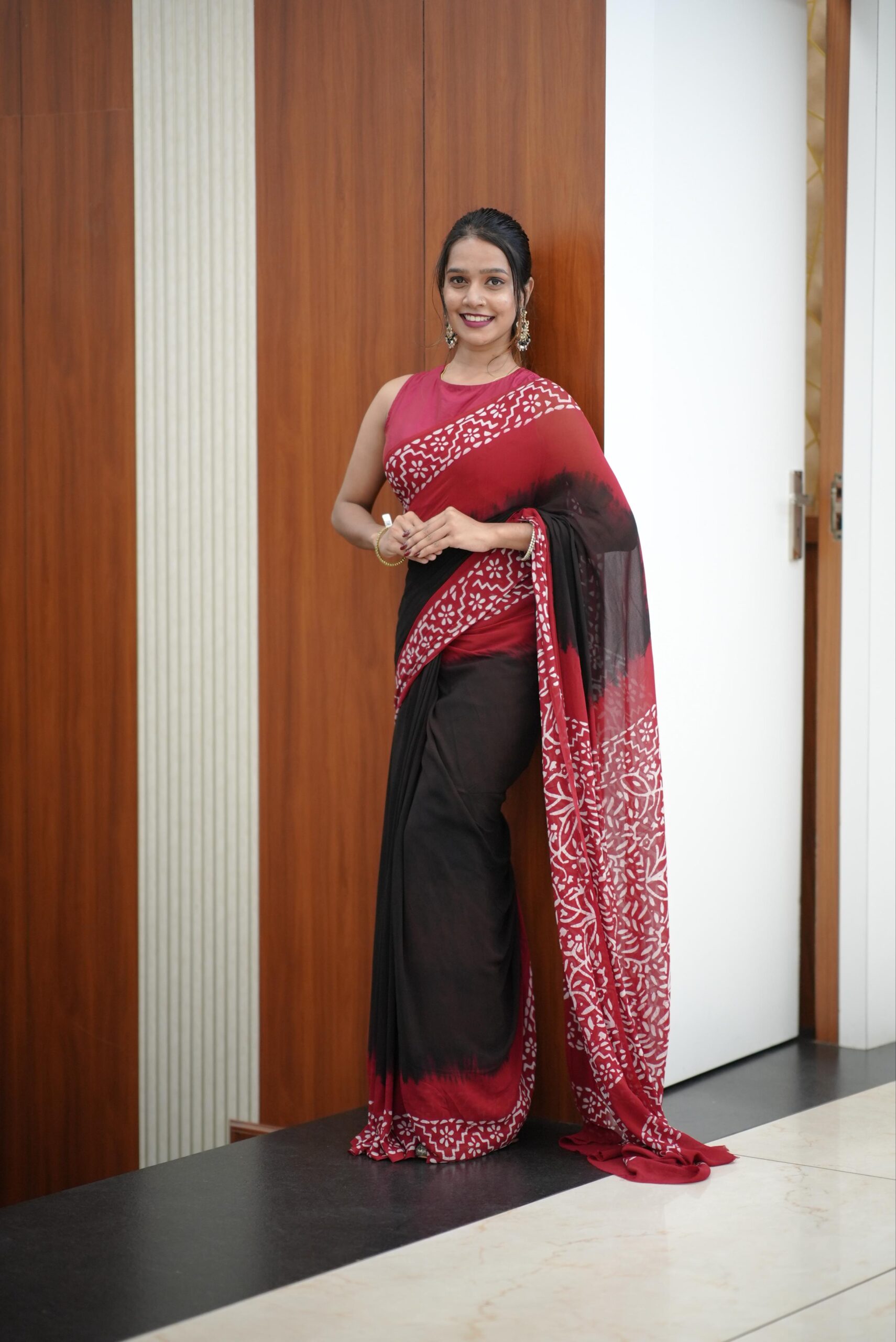 Georgette Saree M1610