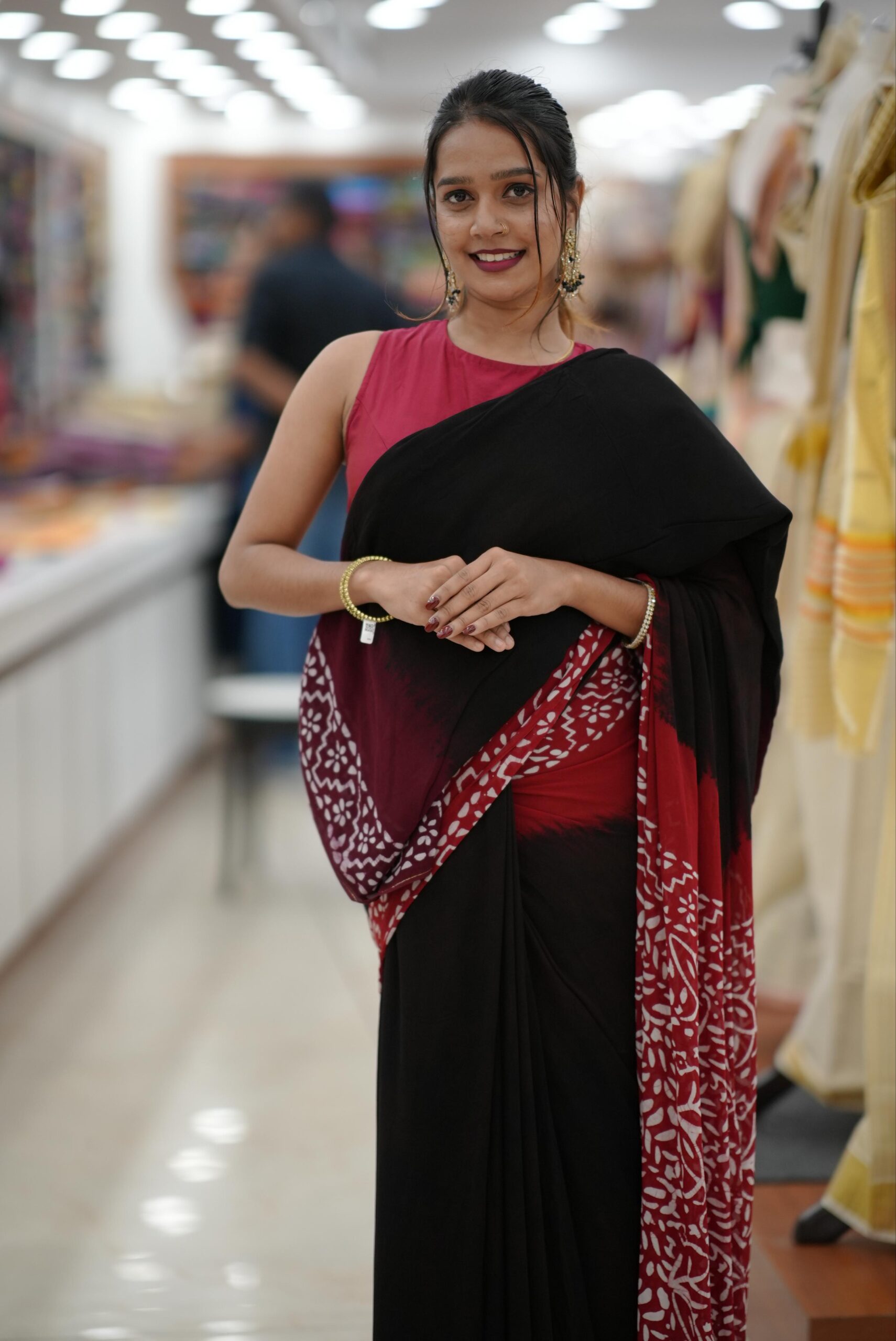 Georgette Saree M1610 - Image 3