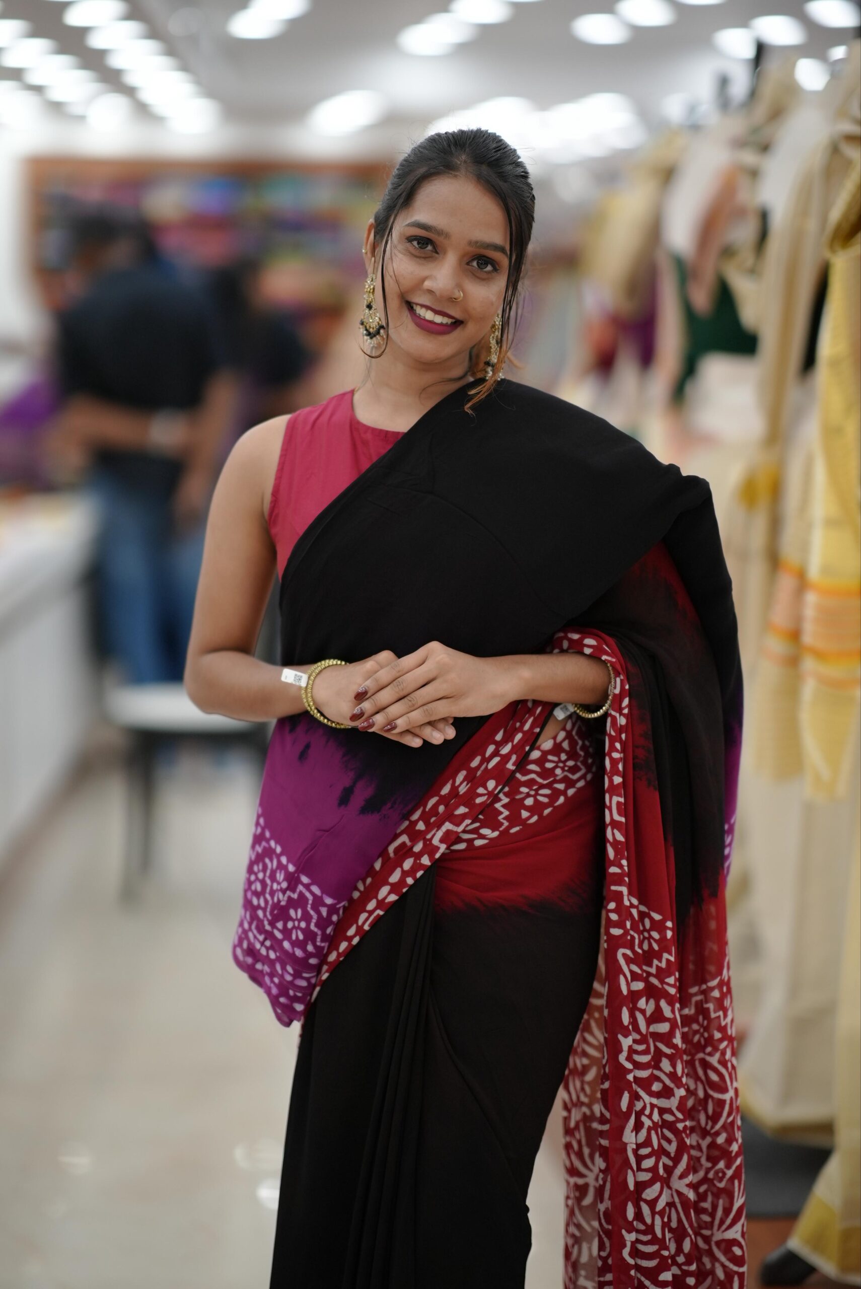 Georgette Saree M1610 - Image 4